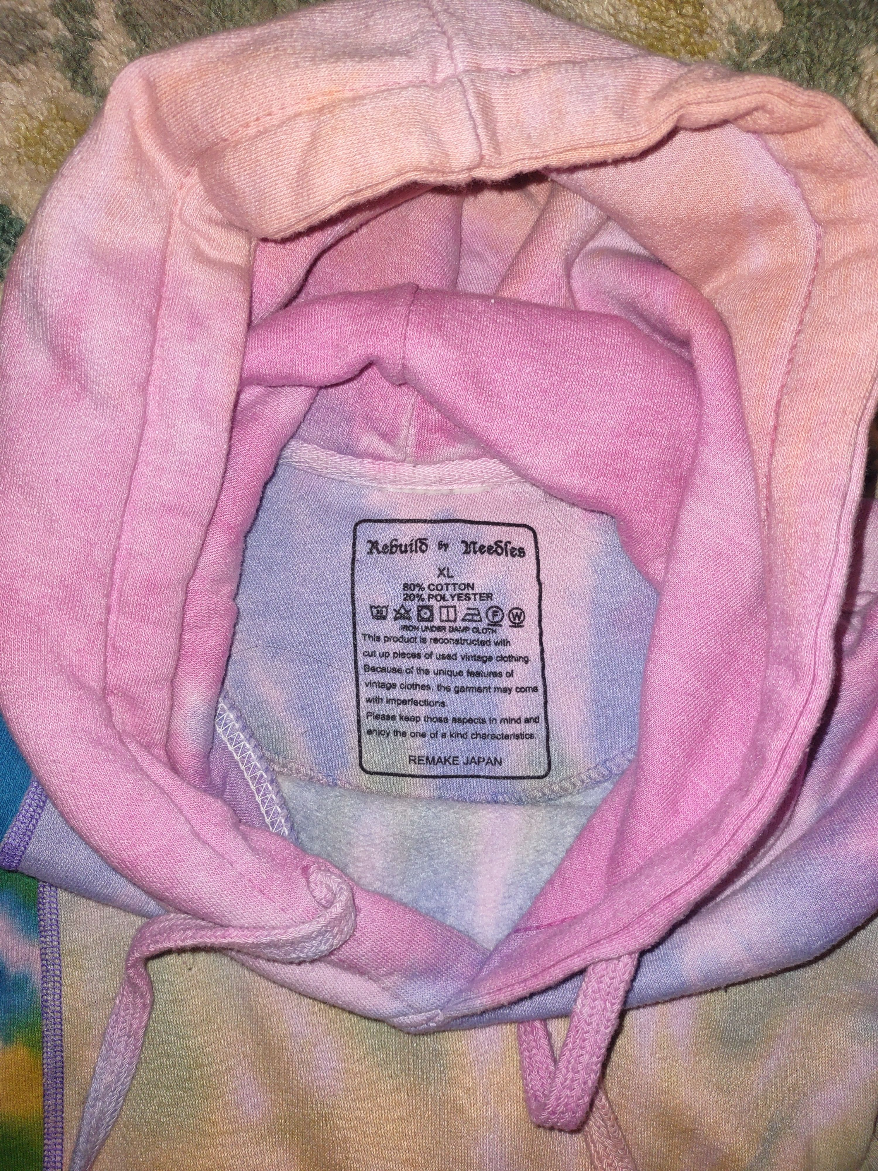 Needles 5 CUTS HOODIE - TIE DYE Size US XL / EU 56 / 4 - 3 Thumbnail