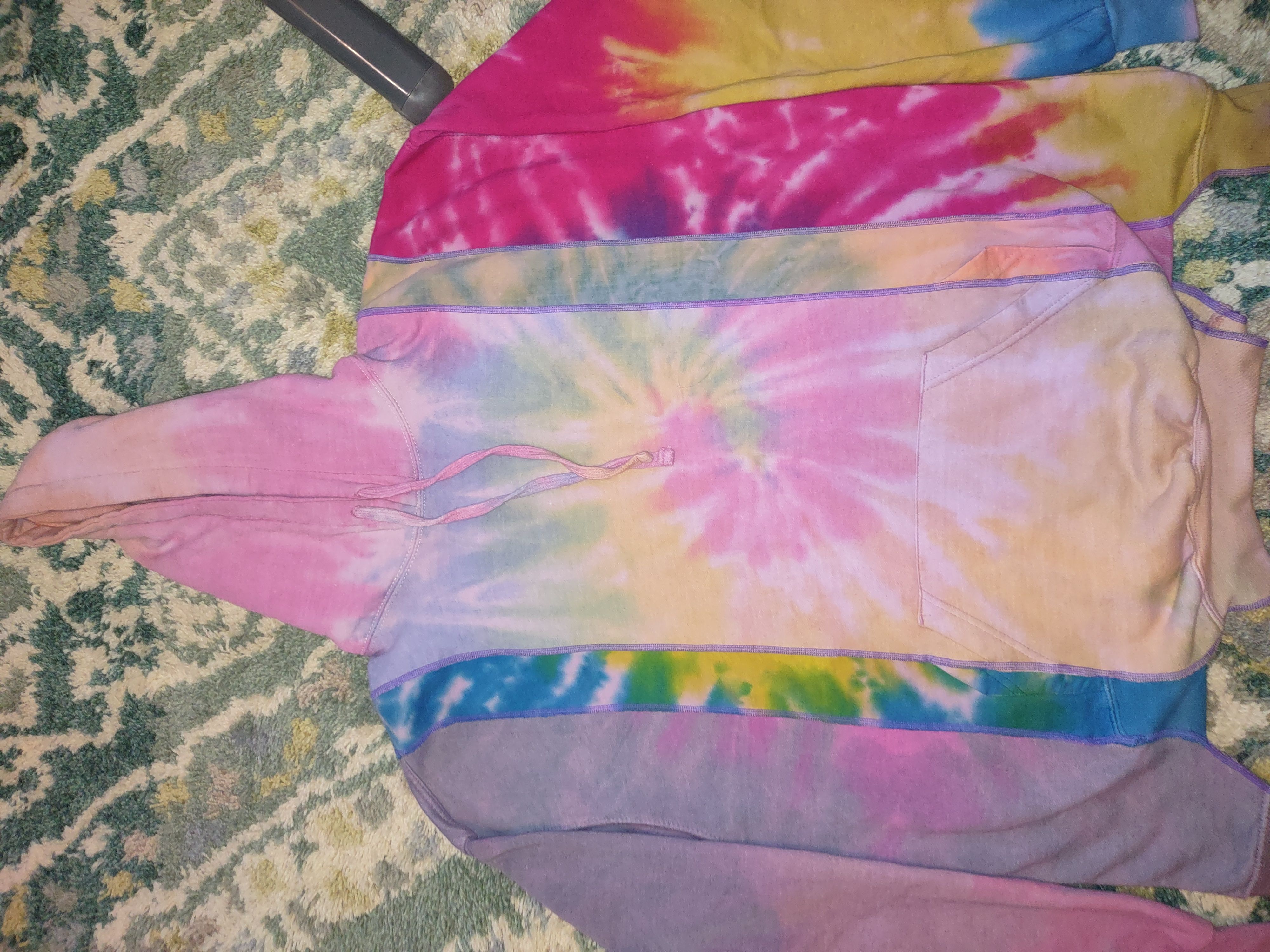 Pre-owned Needles X Nepenthes New York 5 Cuts Hoodie - Tie Dye