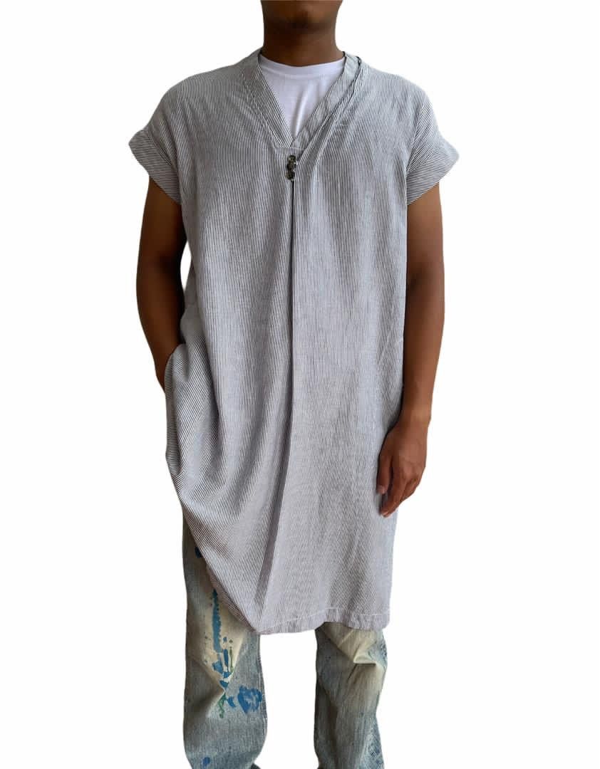 Issey Miyake Hickory Stripe Short Sleeve Plantation Size US M / EU 48-50 / 2 - 3 Thumbnail