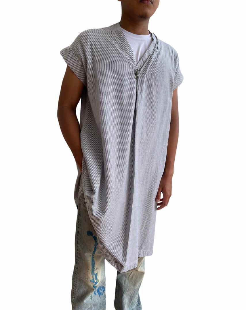 Issey Miyake Hickory Stripe Short Sleeve Plantation Size US M / EU 48-50 / 2 - 5 Thumbnail