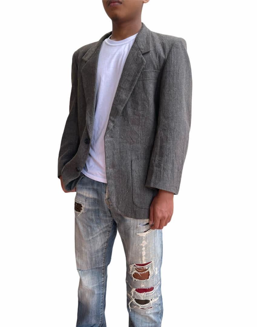 Yohji Yamamoto Yohji yamamoto Linen Button Ys for men Jacket Size US S / EU 44-46 / 1 - 4 Thumbnail