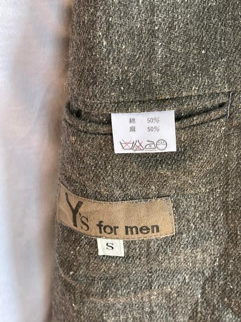 Yohji Yamamoto Yohji yamamoto Linen Button Ys for men Jacket Size US S / EU 44-46 / 1 - 8 Thumbnail