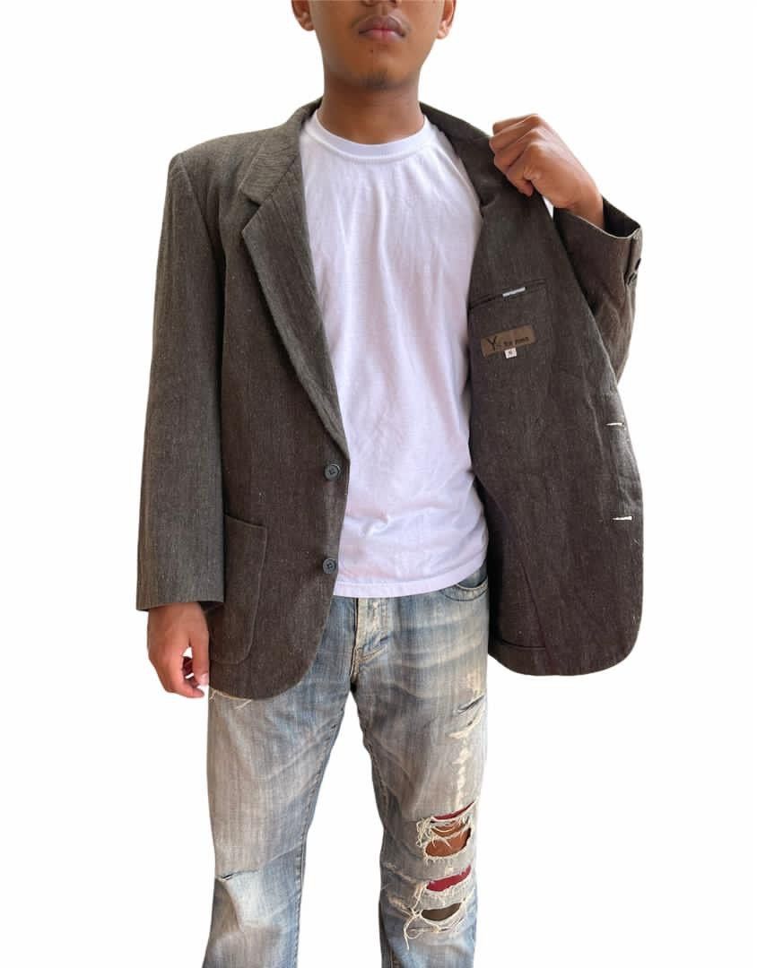Yohji Yamamoto Yohji yamamoto Linen Button Ys for men Jacket Size US S / EU 44-46 / 1 - 2 Thumbnail