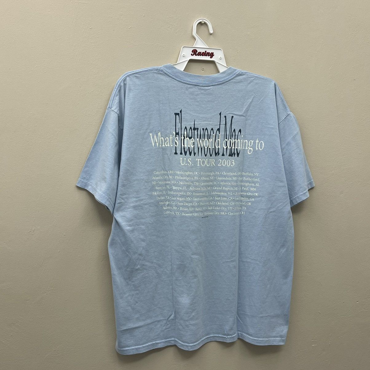 Band Tees Fleetwood Mac What's The World Coming To Us Tour 2003 Size US XL / EU 56 / 4 - 8 Thumbnail