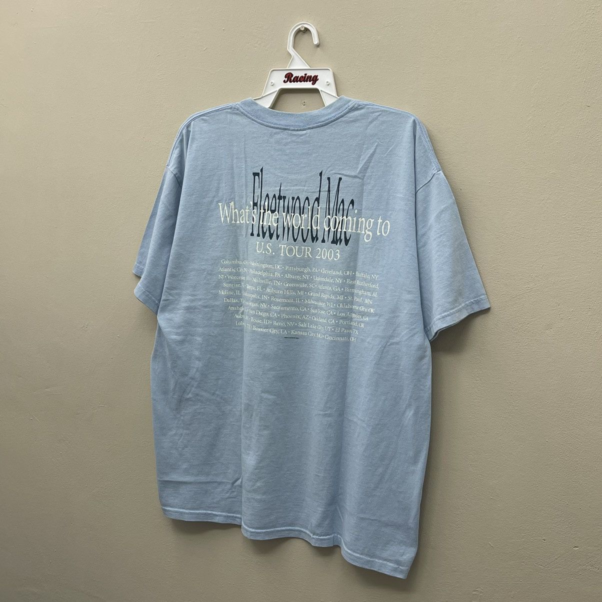 Band Tees Fleetwood Mac What's The World Coming To Us Tour 2003 Size US XL / EU 56 / 4 - 6 Thumbnail