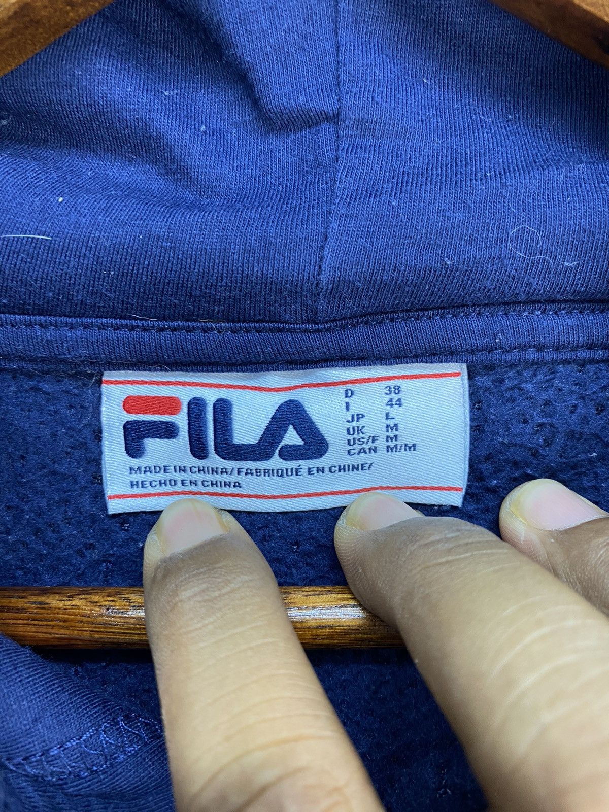 Fila Fila Fleece Hoodies Jacket Size US M / EU 48-50 / 2 - 4 Thumbnail