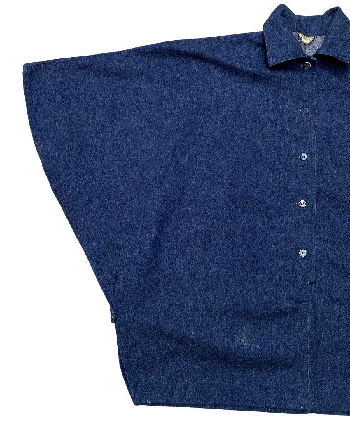 Indigo Gay Toys Indigo Denim Poncho Like Kapital Size US XL / EU 56 / 4 - 3 Thumbnail