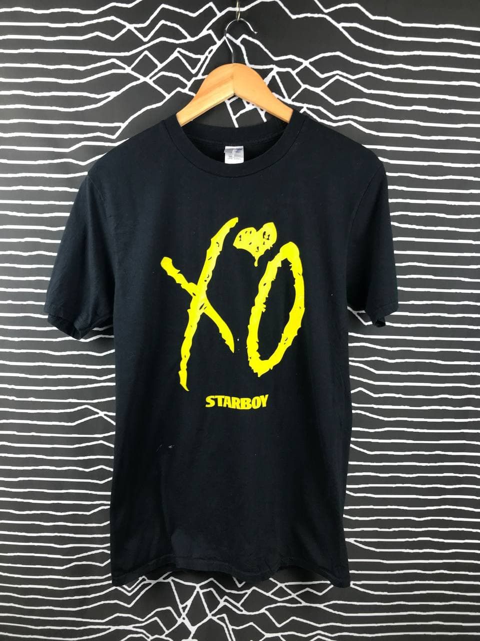 image of Rap Tees x The Weeknd Starboy Legend Of The Fall Tour Tee in Black, Men's (Size Medium)
