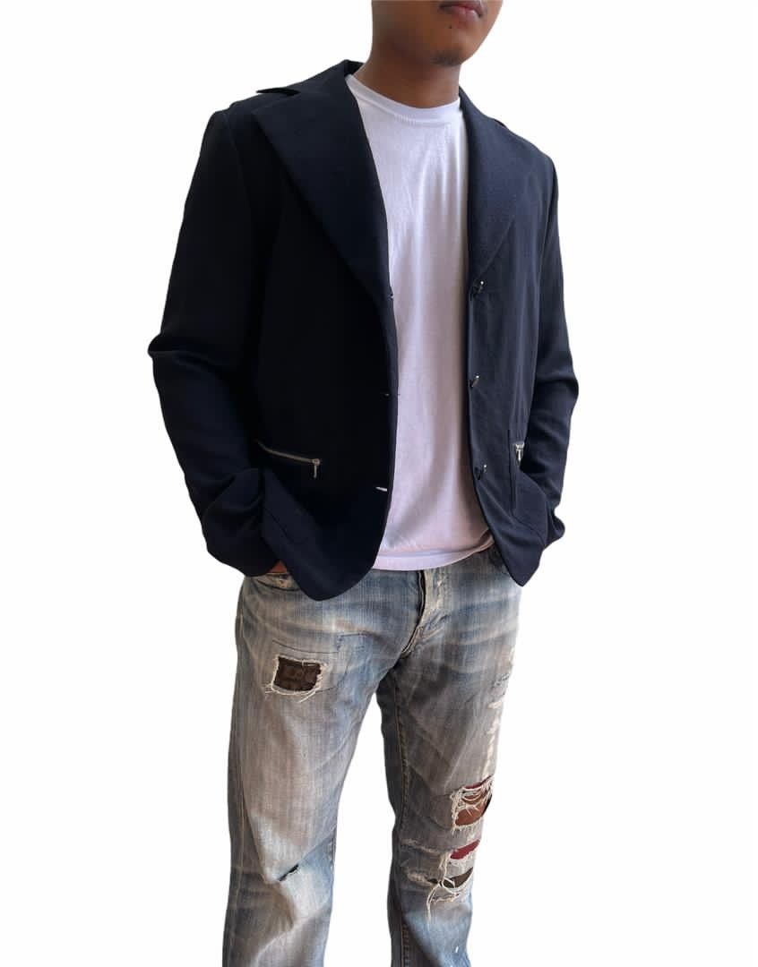 Issey Miyake Cropped Jacket by Tsumori Chisato Size US M / EU 48-50 / 2 - 8 Thumbnail