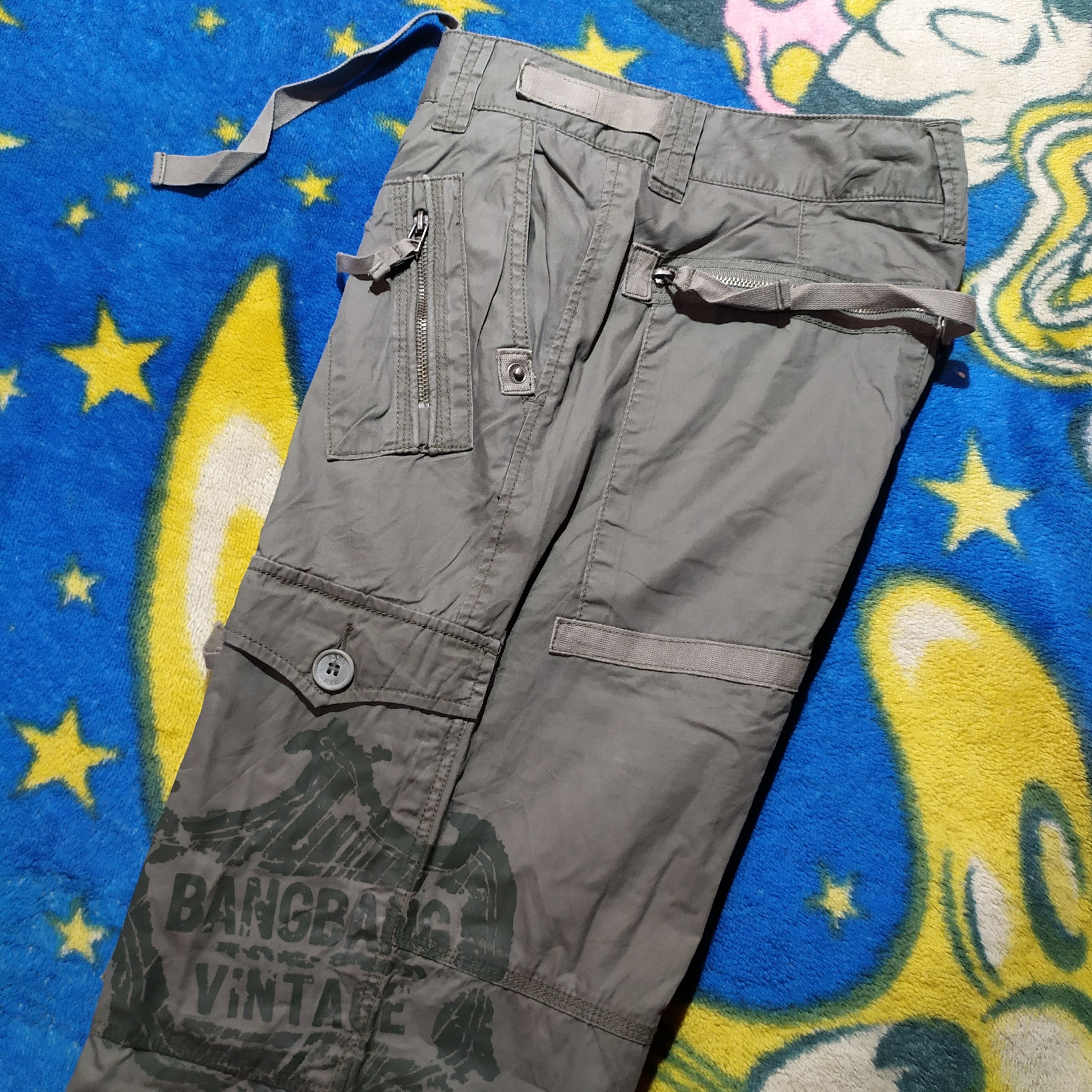 Japanese Brand 3D Multi Pocket Cargo Pants Bang Bang Size US 31 - 5 Thumbnail