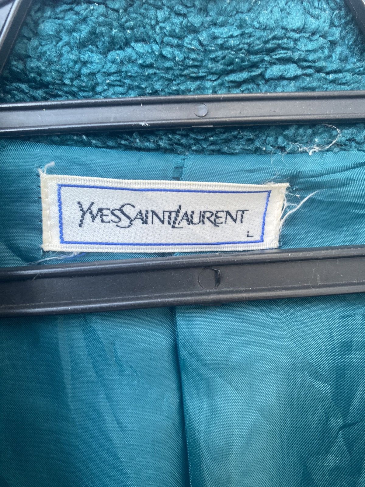 Vintage × Yves Saint Laurent Vtg 90s YSL luxury pajama wear jacket Size US L / EU 52-54 / 3 - 7 Thumbnail
