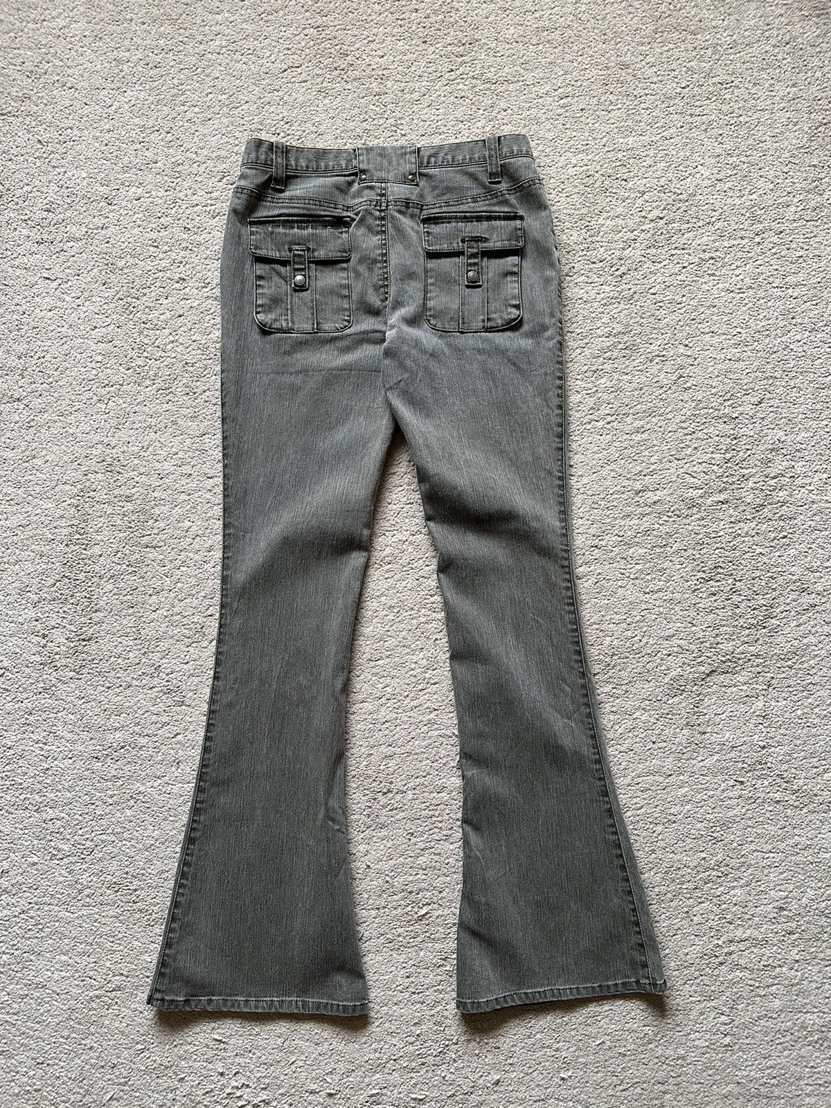 Japanese Brand 2000s Japanese Magic Square Bootcut Jeans Size 28" / US 6 / IT 42 - 6 Thumbnail