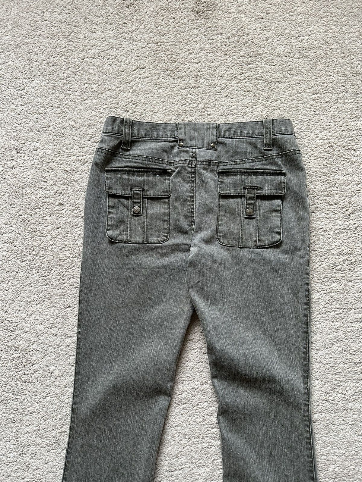 Japanese Brand 2000s Japanese Magic Square Bootcut Jeans Size 28" / US 6 / IT 42 - 7 Thumbnail