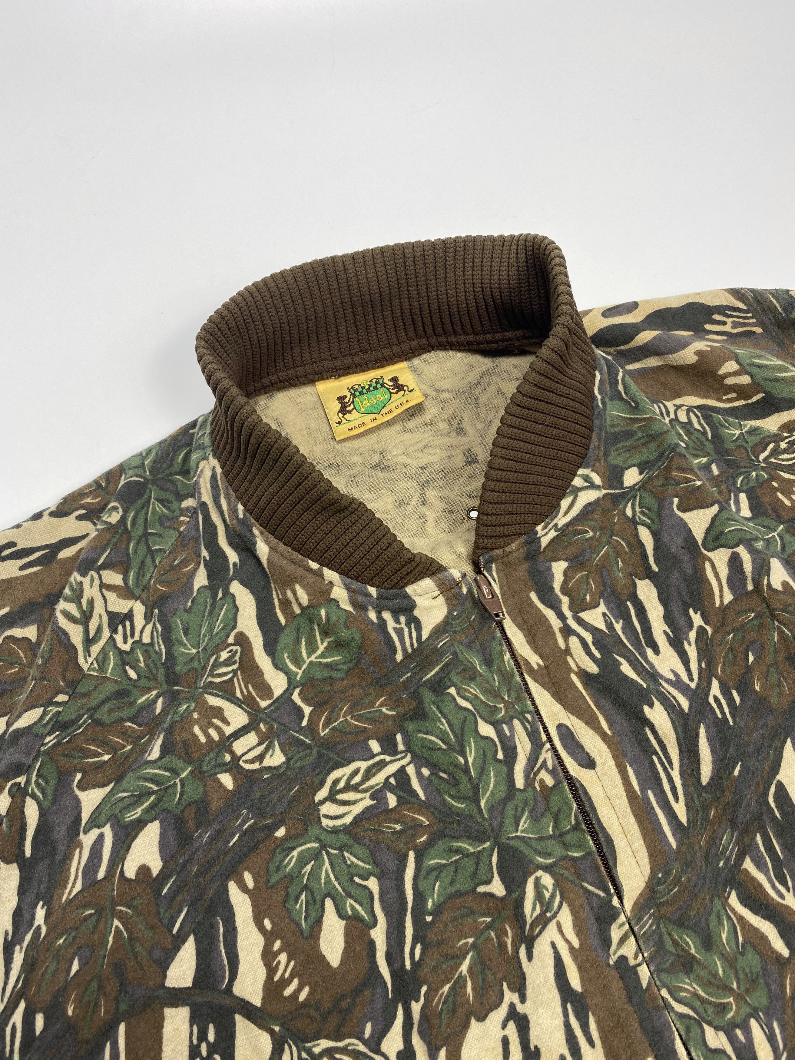 Vintage Ideal 60s-70s Vintage Real Tree Camo Bomber Jacket Size US L / EU 52-54 / 3 - 2 Thumbnail
