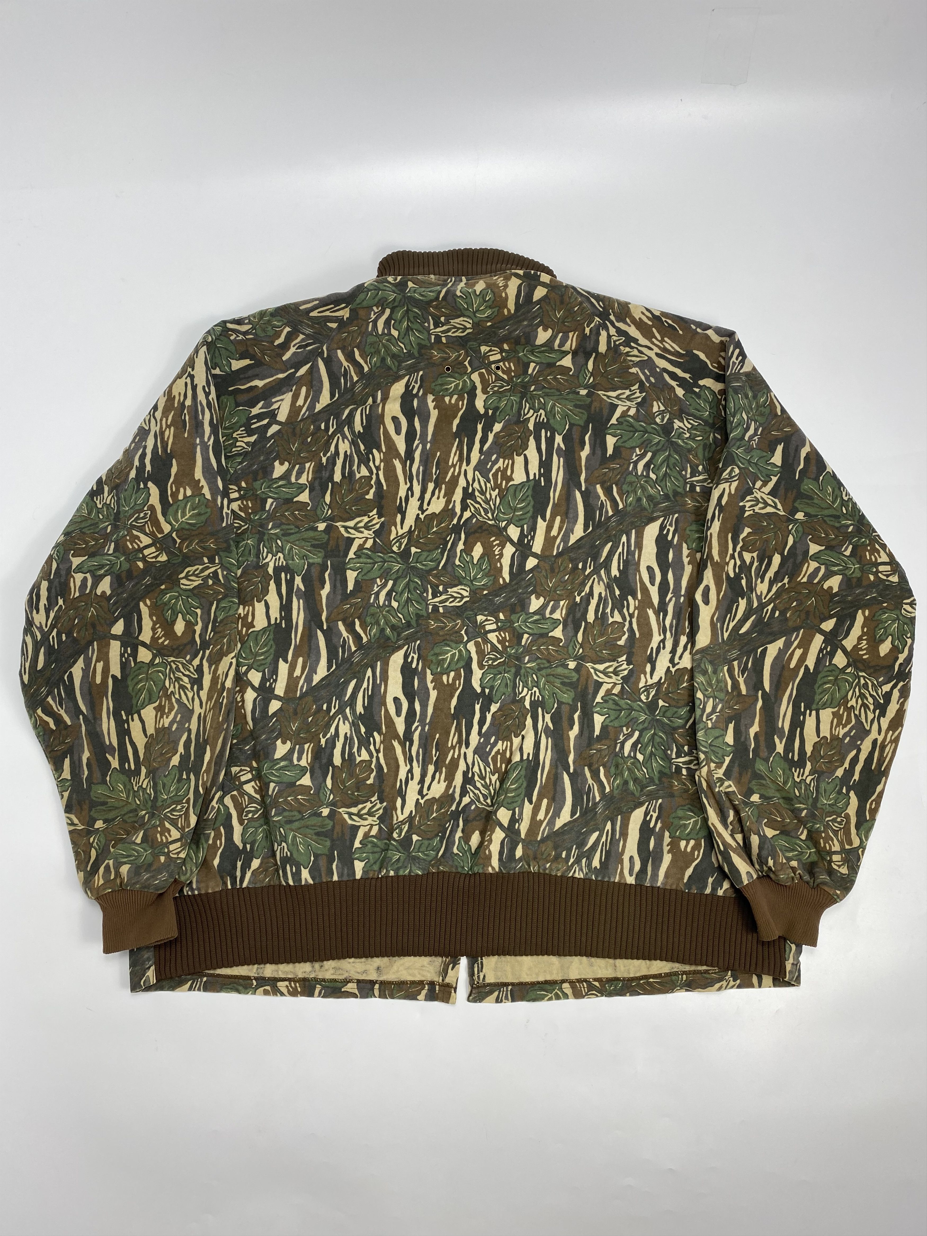Vintage Ideal 60s-70s Vintage Real Tree Camo Bomber Jacket Size US L / EU 52-54 / 3 - 4 Thumbnail
