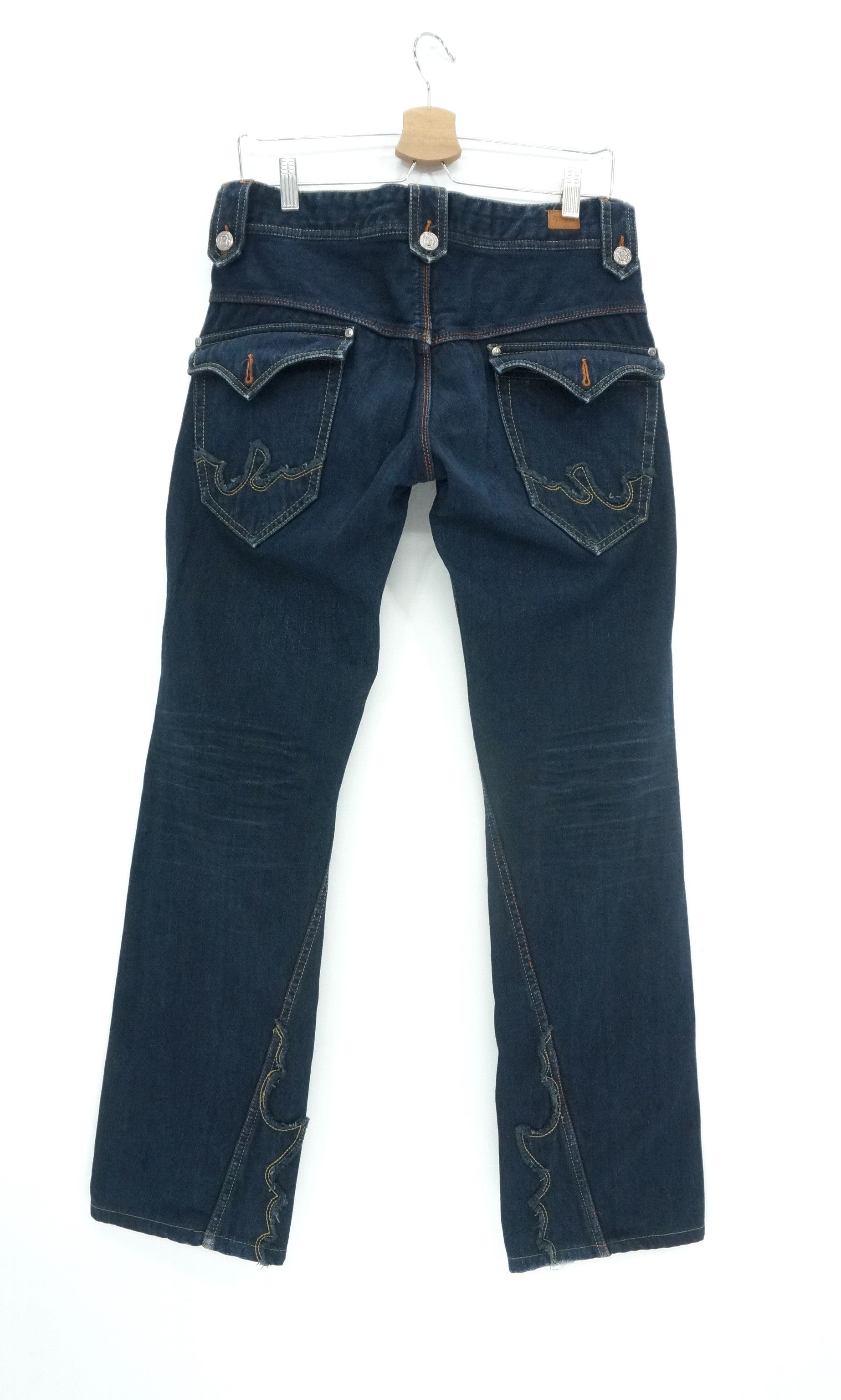 Japanese Brand 💥 Patchwork Flared 💥 NICOLE CLUB FOR MEN Jeans Size US 31 - 2 Thumbnail