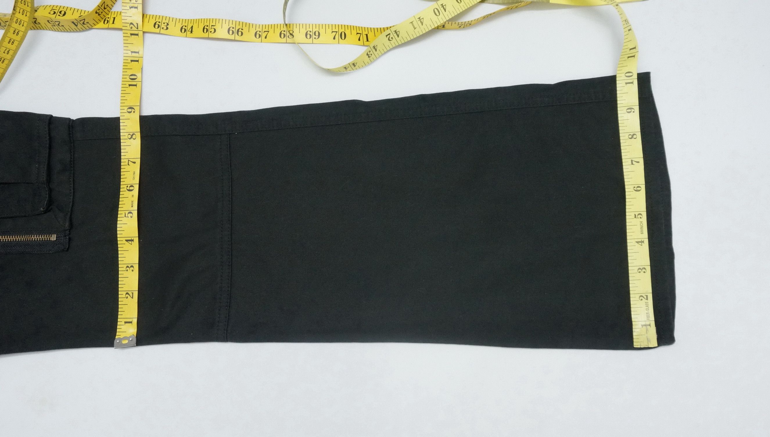 Japanese Brand Vtg ROOT THREE Low Rise Flare Leg Black Worn Cargo Pants Size US 32 / EU 48 - 17 Thumbnail