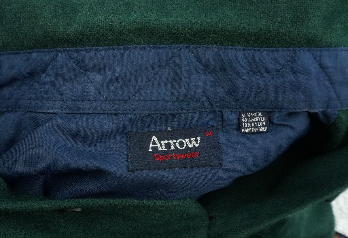 Arrow Vintage ARROW Dark Green Elbow Patch Wool T- Shirt Size US S / EU 44-46 / 1 - 5 Thumbnail