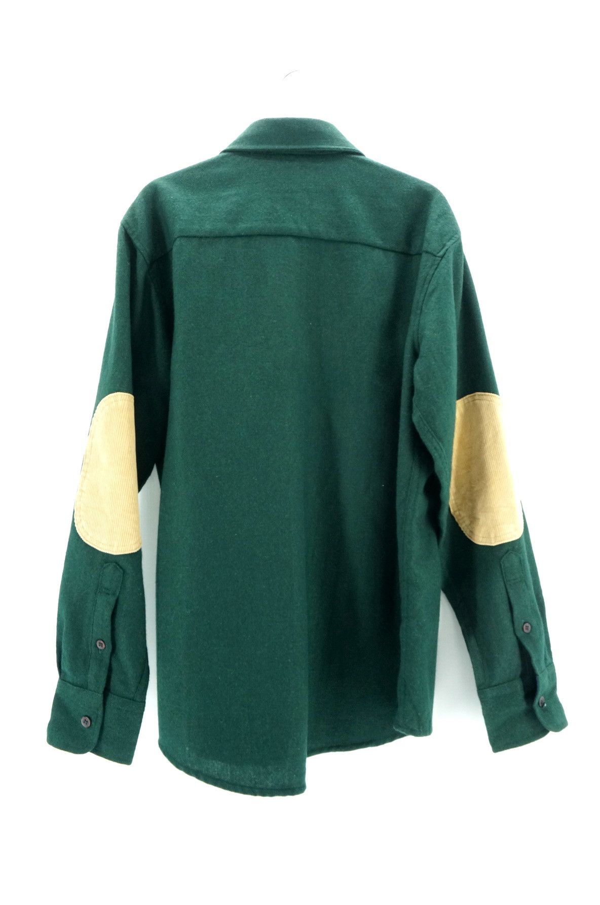 Arrow Vintage ARROW Dark Green Elbow Patch Wool T- Shirt Size US S / EU 44-46 / 1 - 2 Thumbnail