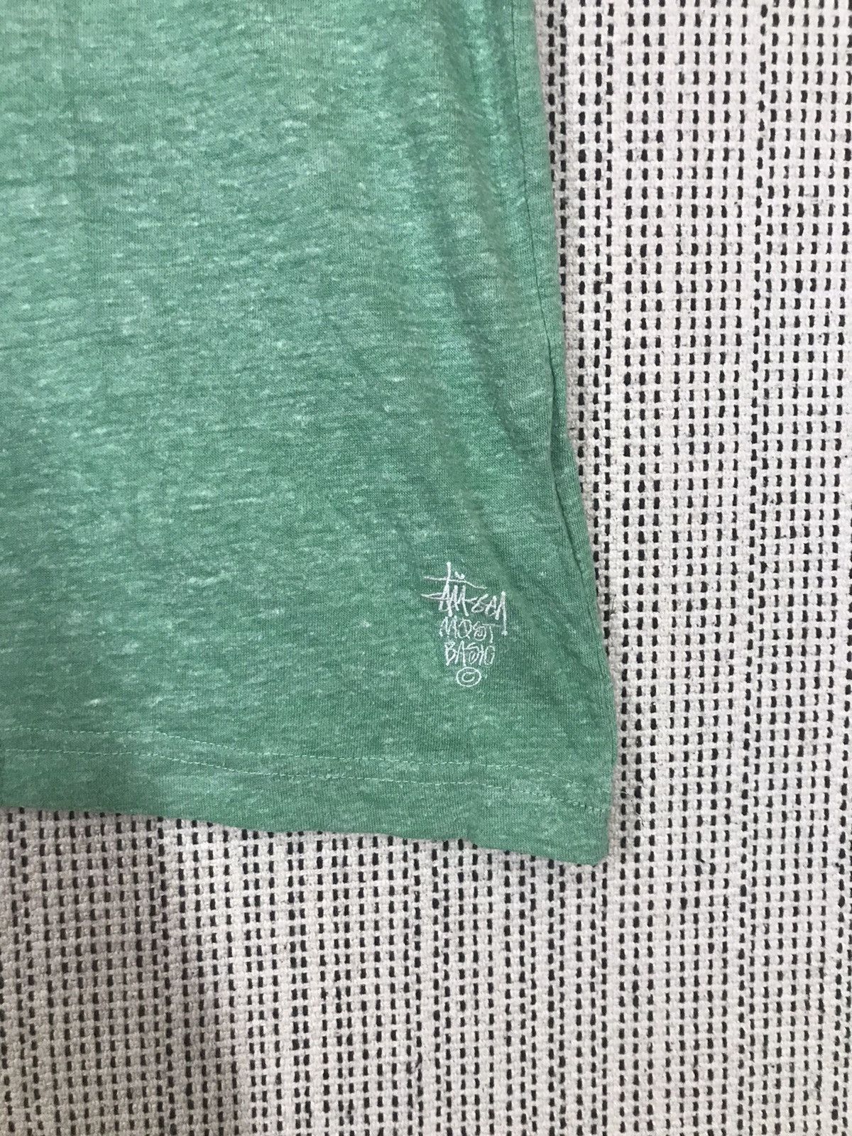 Stussy ‼️STUSSY V COLLAR SINGLE POCKET SIMPLE TSHIRT‼️ Size US M / EU 48-50 / 2 - 2 Thumbnail
