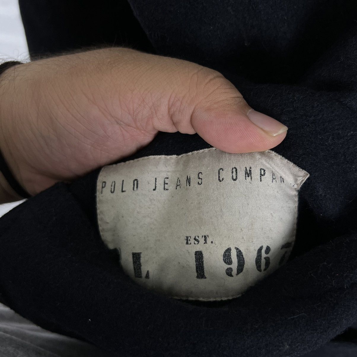 Polo Ralph Lauren FLY WOOL COAT - ULTIMATE BLACK MEDIUM SIZE Size US M / EU 48-50 / 2 - 11 Thumbnail