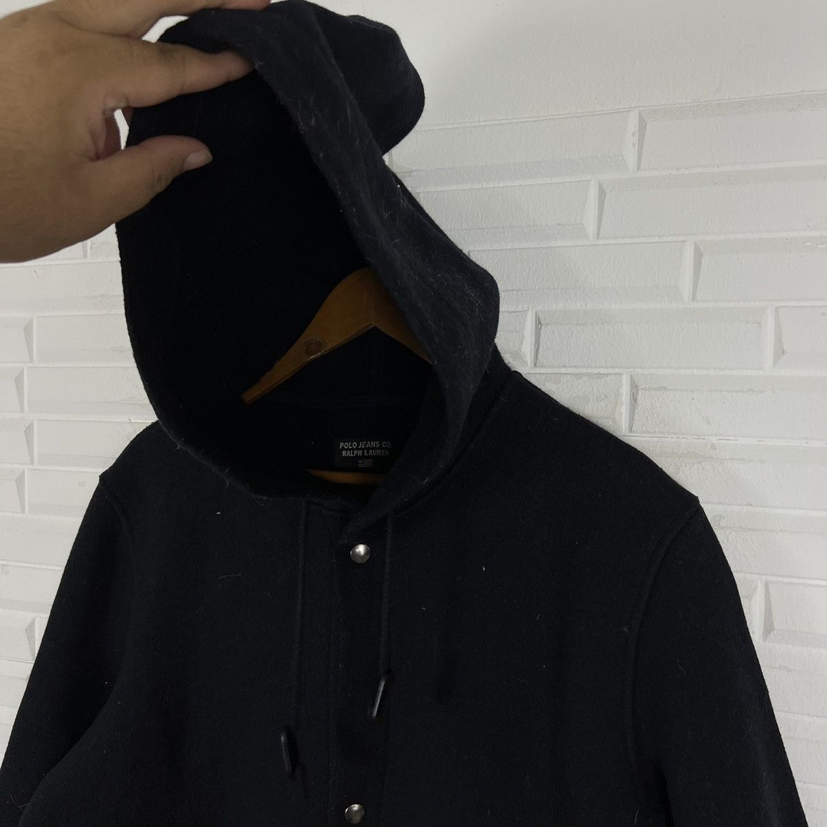 Polo Ralph Lauren FLY WOOL COAT - ULTIMATE BLACK MEDIUM SIZE Size US M / EU 48-50 / 2 - 6 Thumbnail