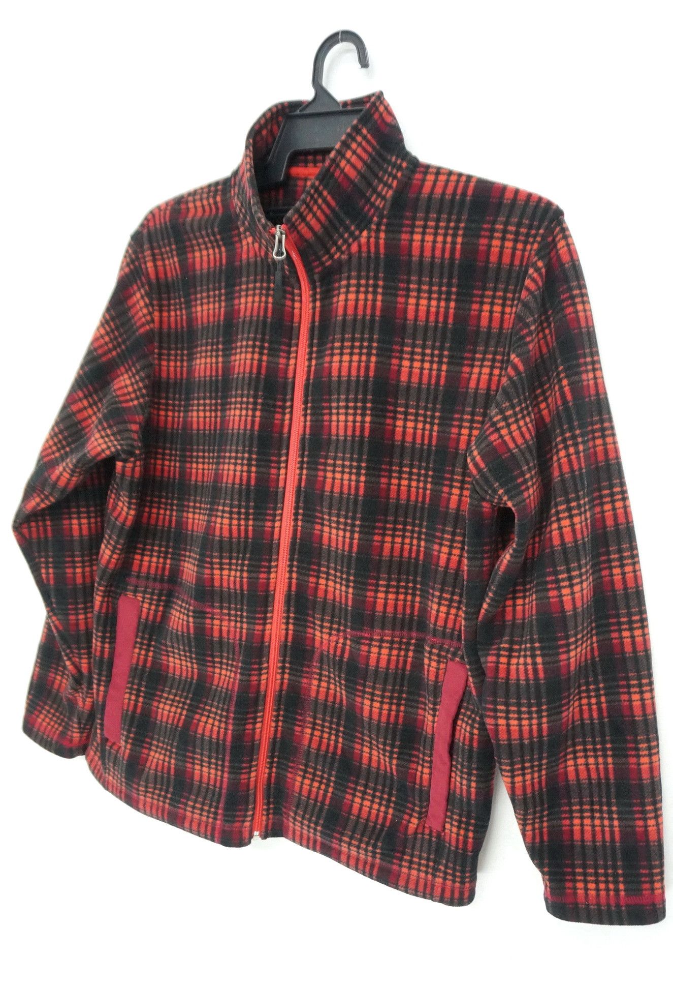Japanese Brand Japanese Brand Fleece Checkered Zipper Jacket Size US M / EU 48-50 / 2 - 2 Thumbnail