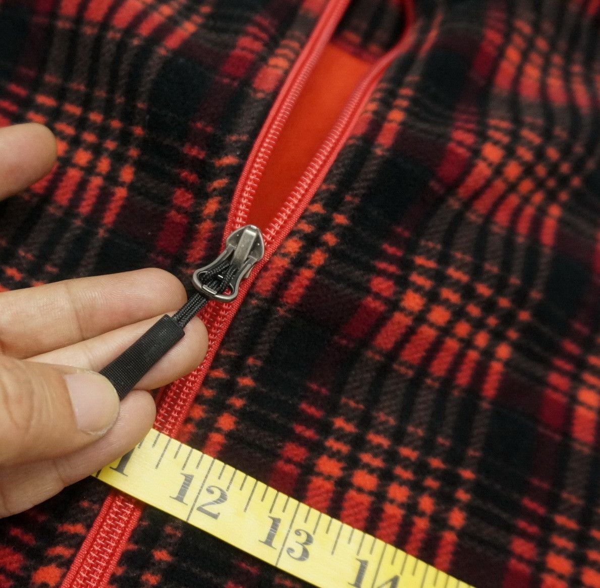 Japanese Brand Japanese Brand Fleece Checkered Zipper Jacket Size US M / EU 48-50 / 2 - 6 Thumbnail