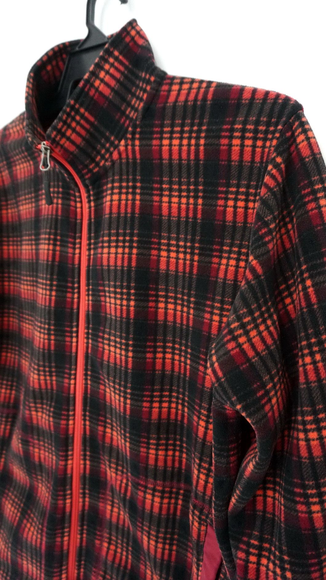 Japanese Brand Japanese Brand Fleece Checkered Zipper Jacket Size US M / EU 48-50 / 2 - 3 Thumbnail