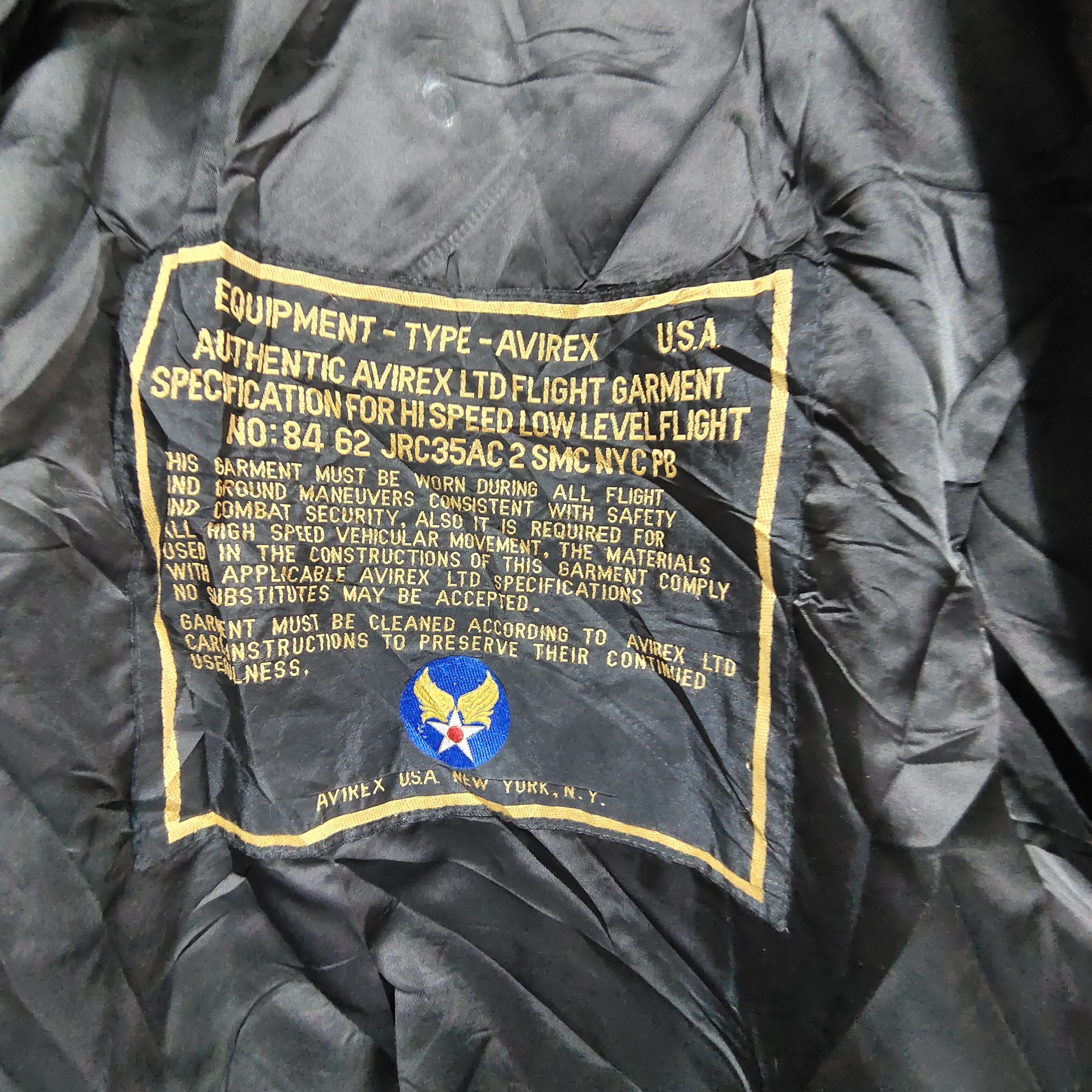 Avirex Vintage 1987 Avirex Leather Flight Jacket Size US XL / EU 56 / 4 - 9 Thumbnail