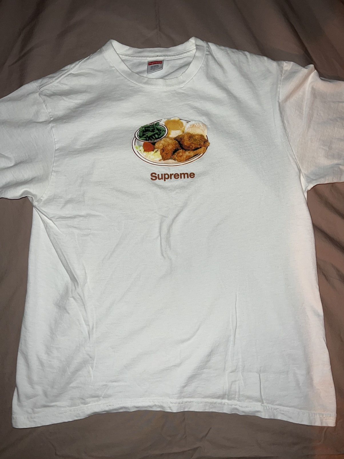 Supreme Supreme Chicken Dinner Tee Grailed