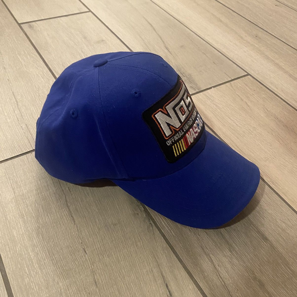 Harley Davidson × NASCAR × Nike Deadstock Y2K Blue Nascar Nos Hat Adjustable Size Size ONE SIZE - 2 Thumbnail