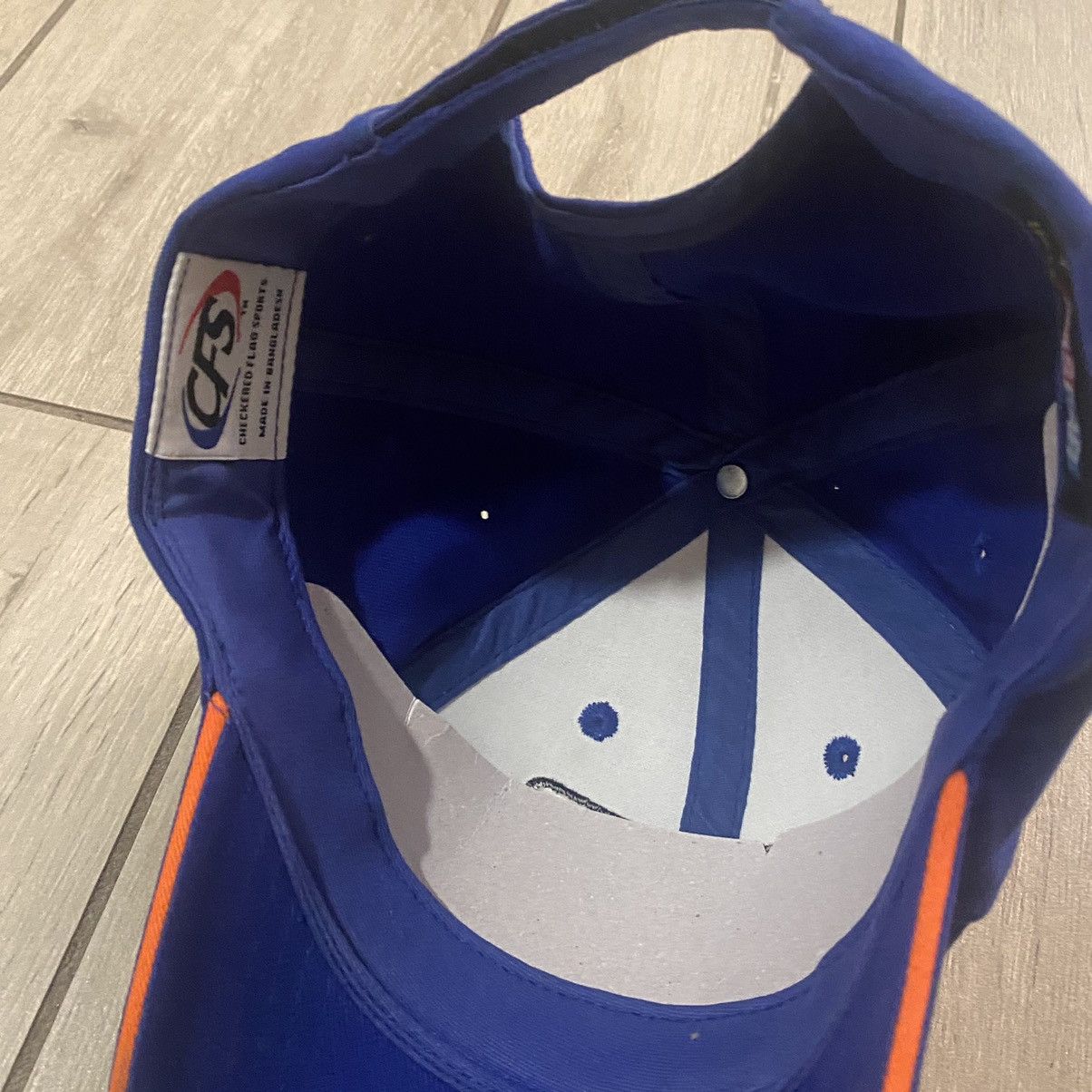 Harley Davidson × NASCAR × Nike Deadstock Y2K Blue Nascar Nos Hat Adjustable Size Size ONE SIZE - 12 Thumbnail