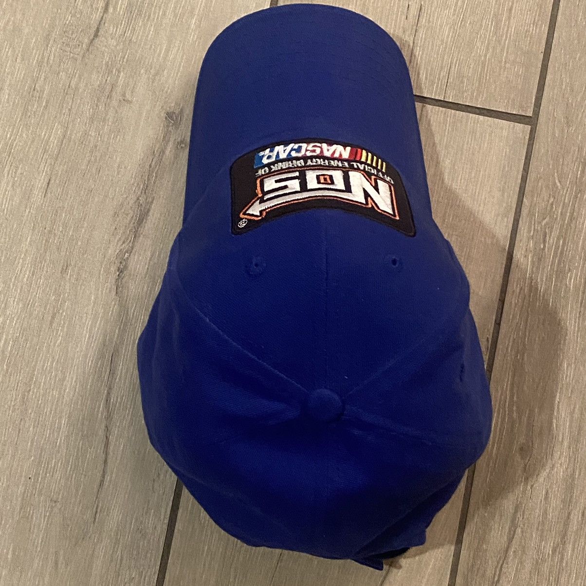 Harley Davidson × NASCAR × Nike Deadstock Y2K Blue Nascar Nos Hat Adjustable Size Size ONE SIZE - 4 Thumbnail