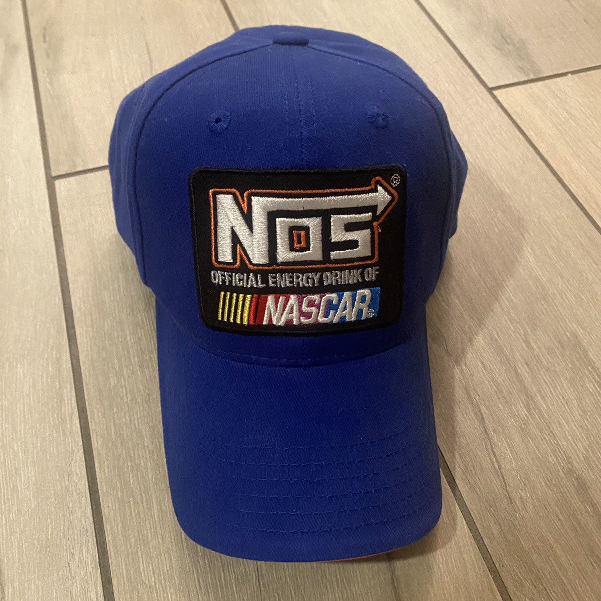 Harley Davidson × NASCAR × Nike Deadstock Y2K Blue Nascar Nos Hat Adjustable Size Size ONE SIZE - 1 Thumbnail