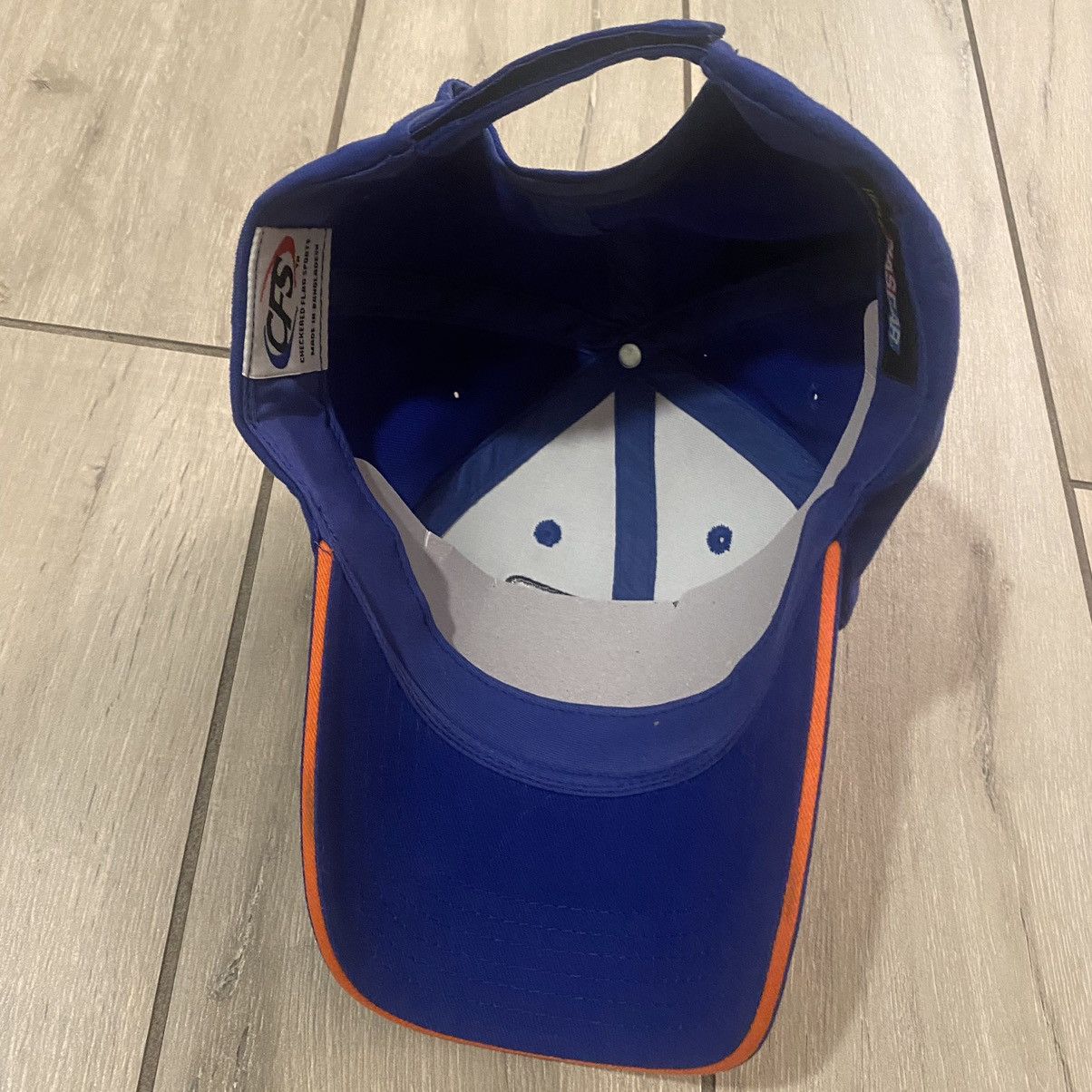 Harley Davidson × NASCAR × Nike Deadstock Y2K Blue Nascar Nos Hat Adjustable Size Size ONE SIZE - 10 Thumbnail