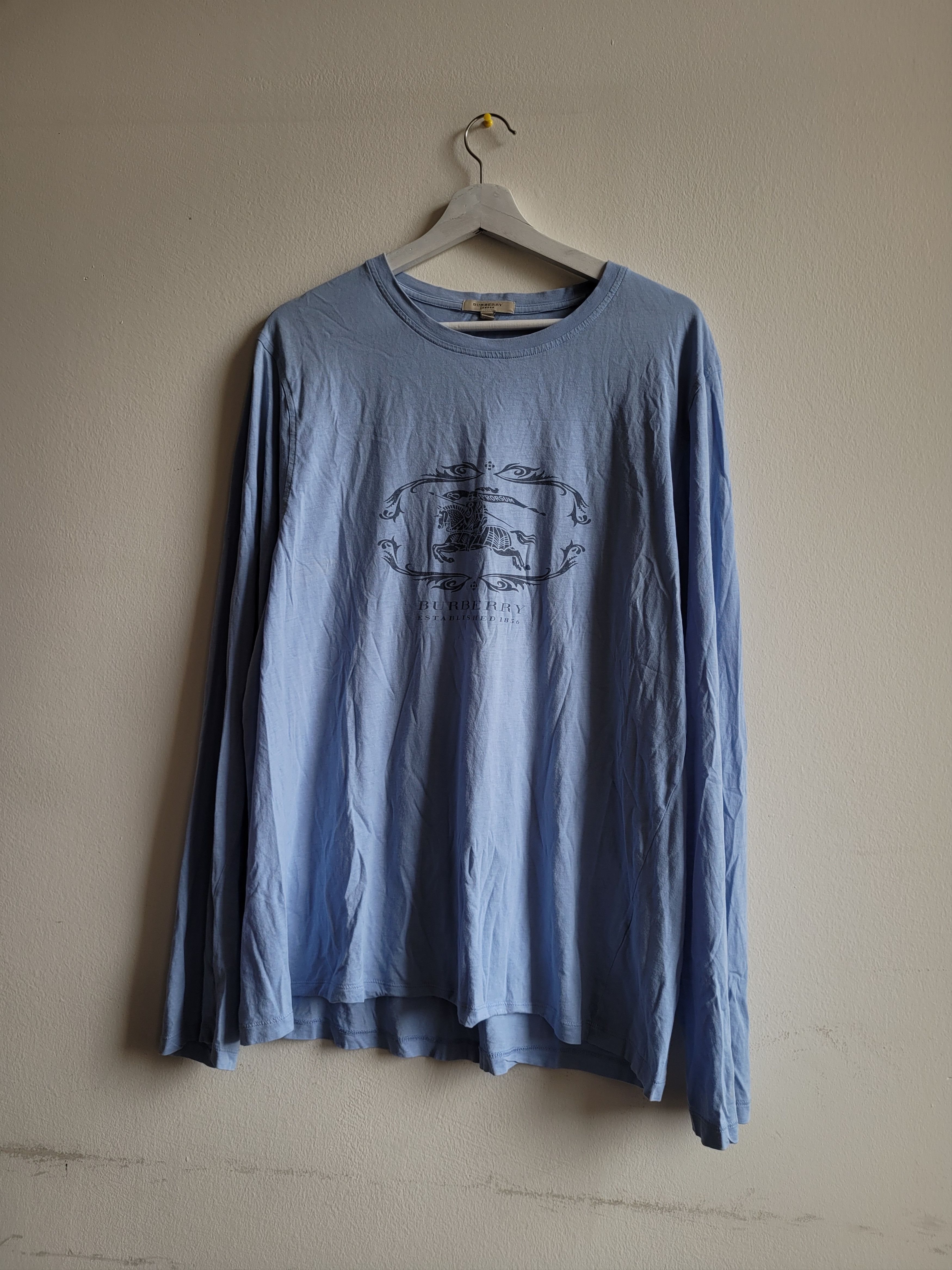 Baby blue Burberry longsleeve