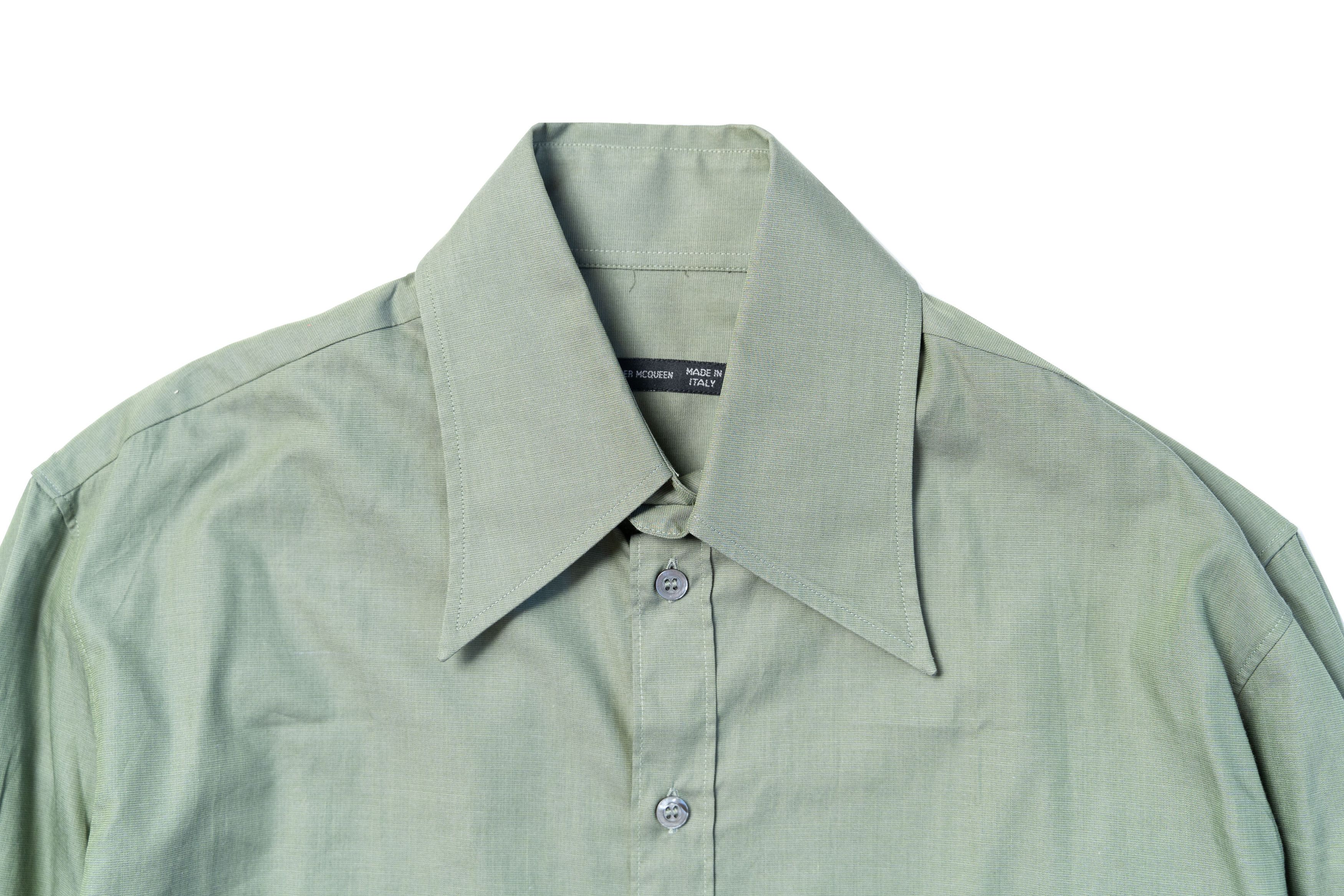 Alexander McQueen 90s Mint Shirt Size US S / EU 44-46 / 1 - 3 Thumbnail
