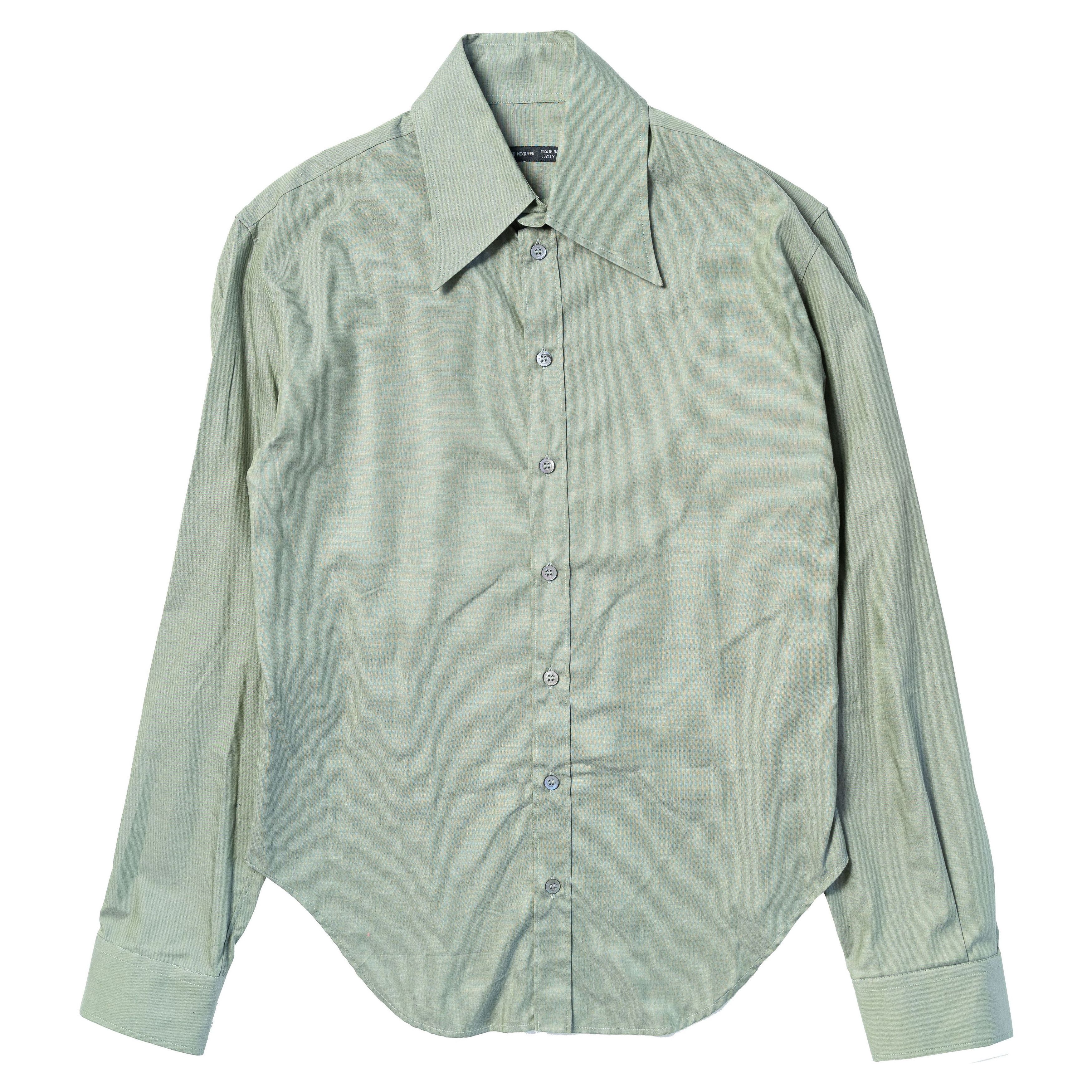 Alexander McQueen 90s Mint Shirt Size US S / EU 44-46 / 1 - 1 Thumbnail