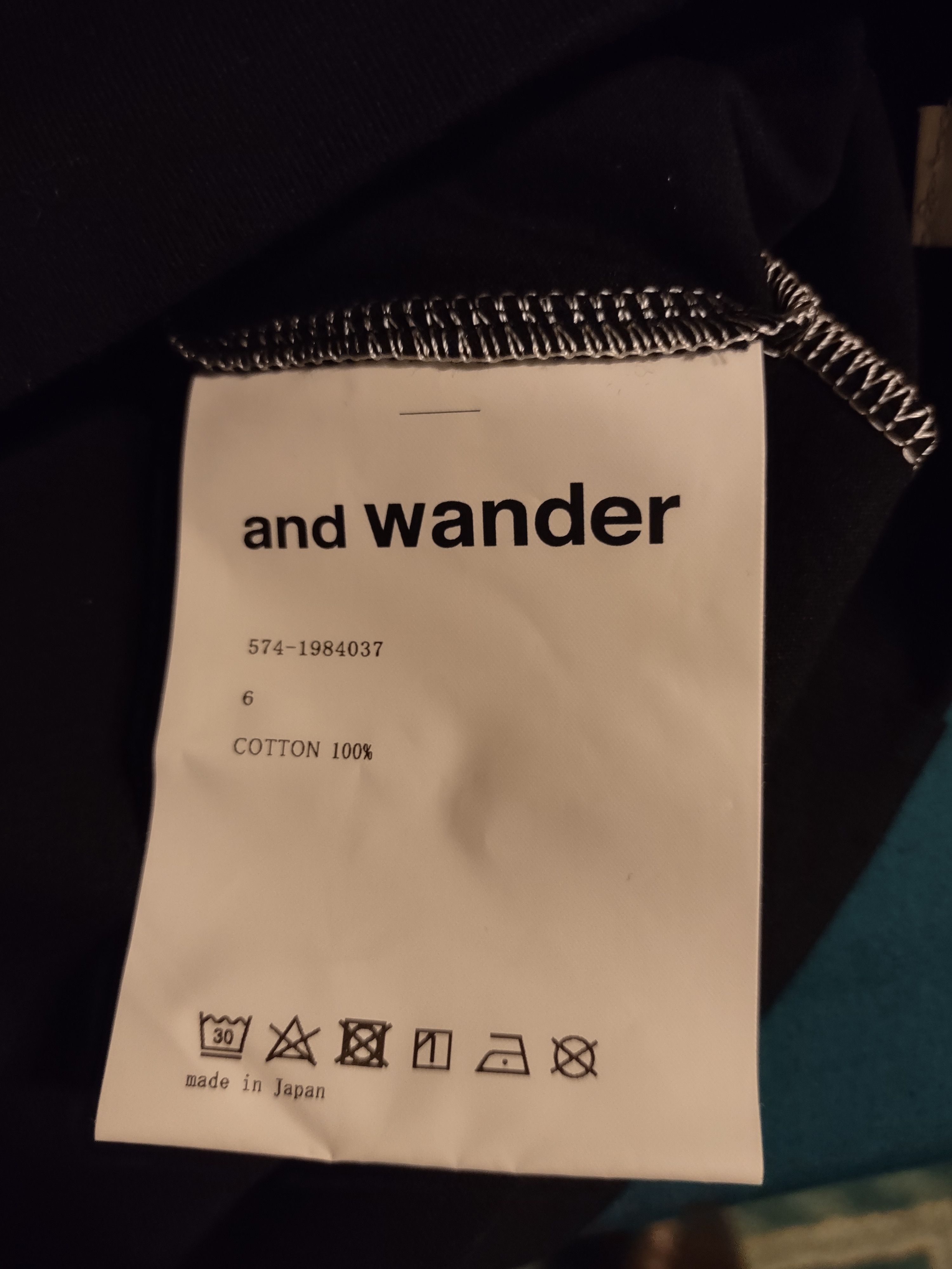 And Wander Reflective Logo Graphic Long Sleeve Tee Size US XL / EU 56 / 4 - 6 Thumbnail