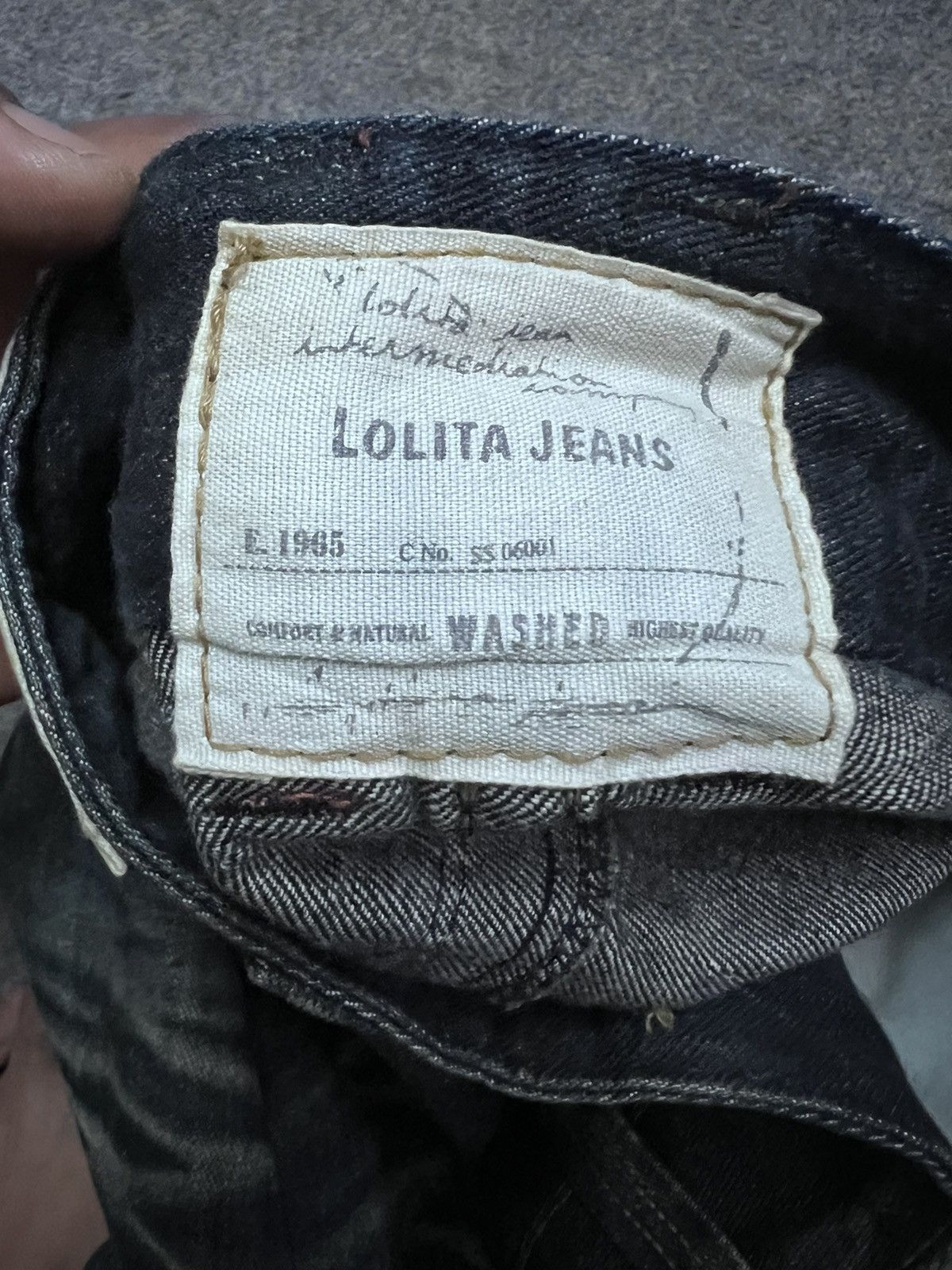 Japanese Brand × Vintage FLARED 💥LOLITA LOW RISE RUSTY DENIM PANT Size US 29 - 9 Thumbnail