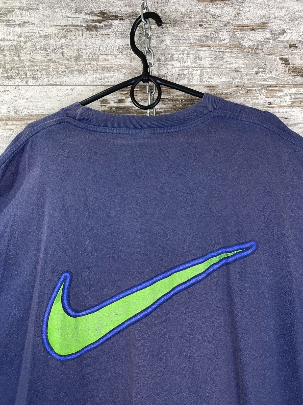 Nike Mens Vintage Nike Just Do It T-shirt overprint distressed Size US XL / EU 56 / 4 - 14 Thumbnail