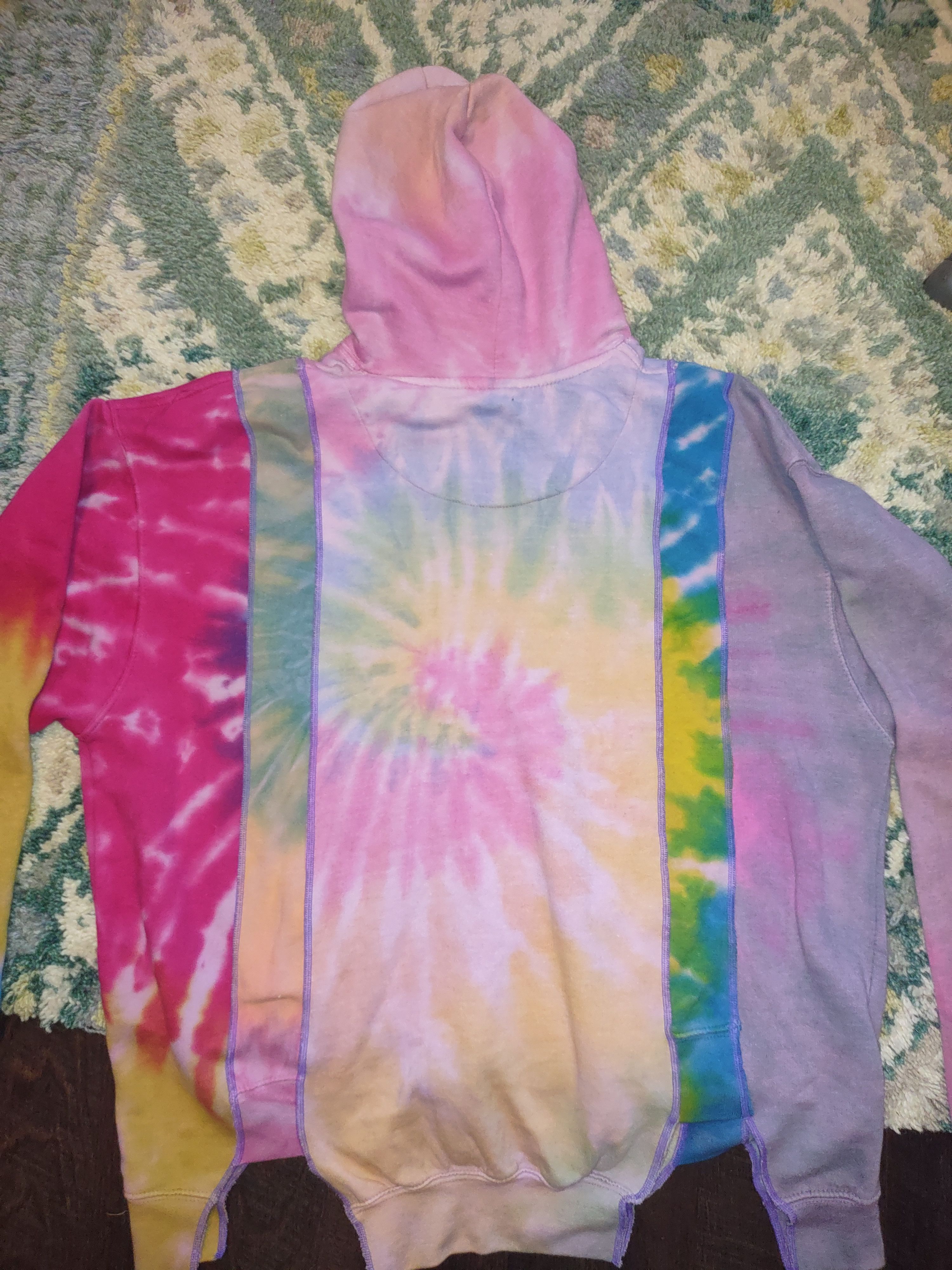 Needles 5 CUTS HOODIE - TIE DYE Size US XL / EU 56 / 4 - 5 Thumbnail
