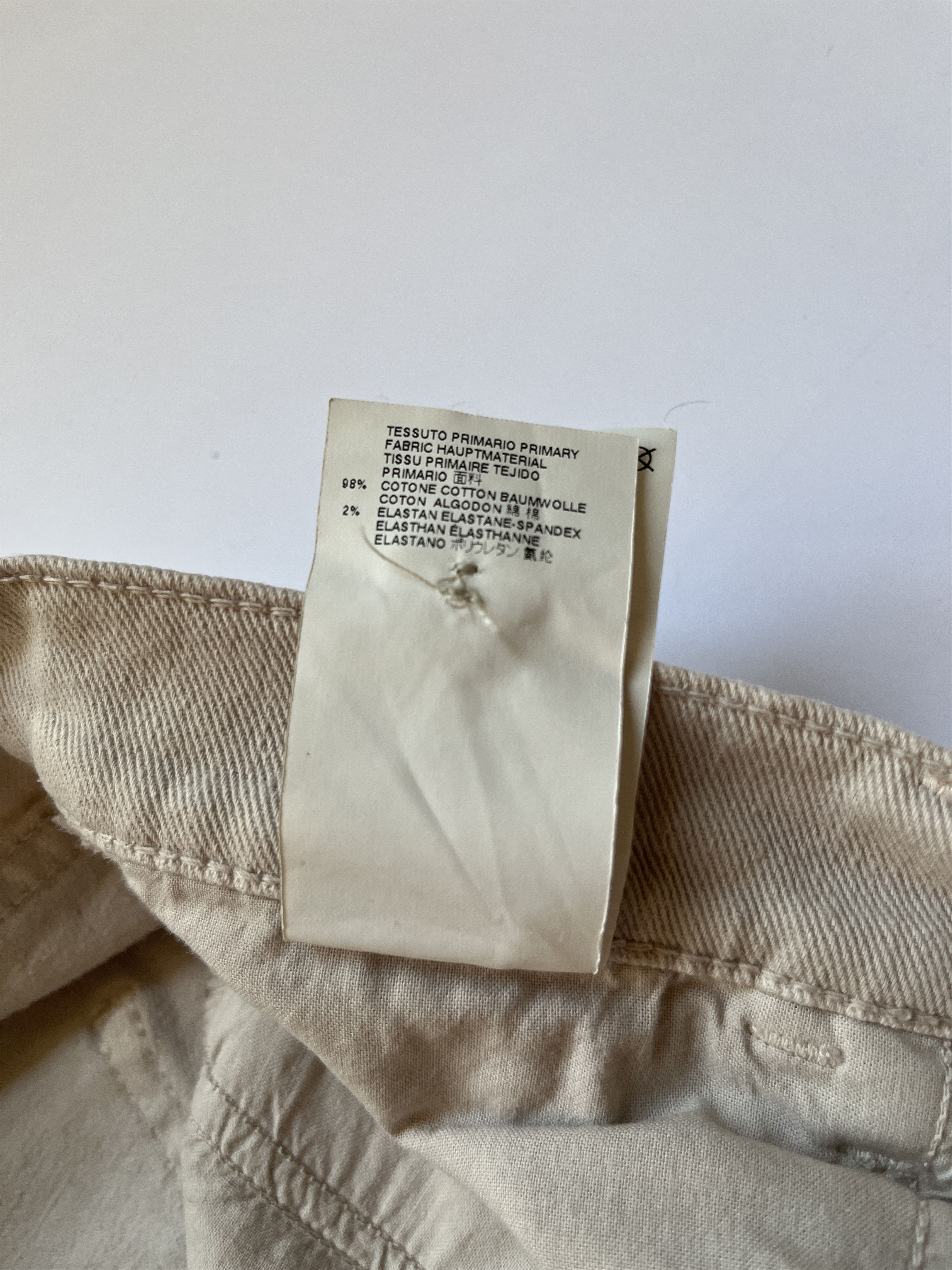 Maison Margiela ⚡️QUICK SALE⚡️2014 Maison Margiela MM6 Beige Jeans Denim Size 27" / US 4 / IT 40 - 7 Thumbnail