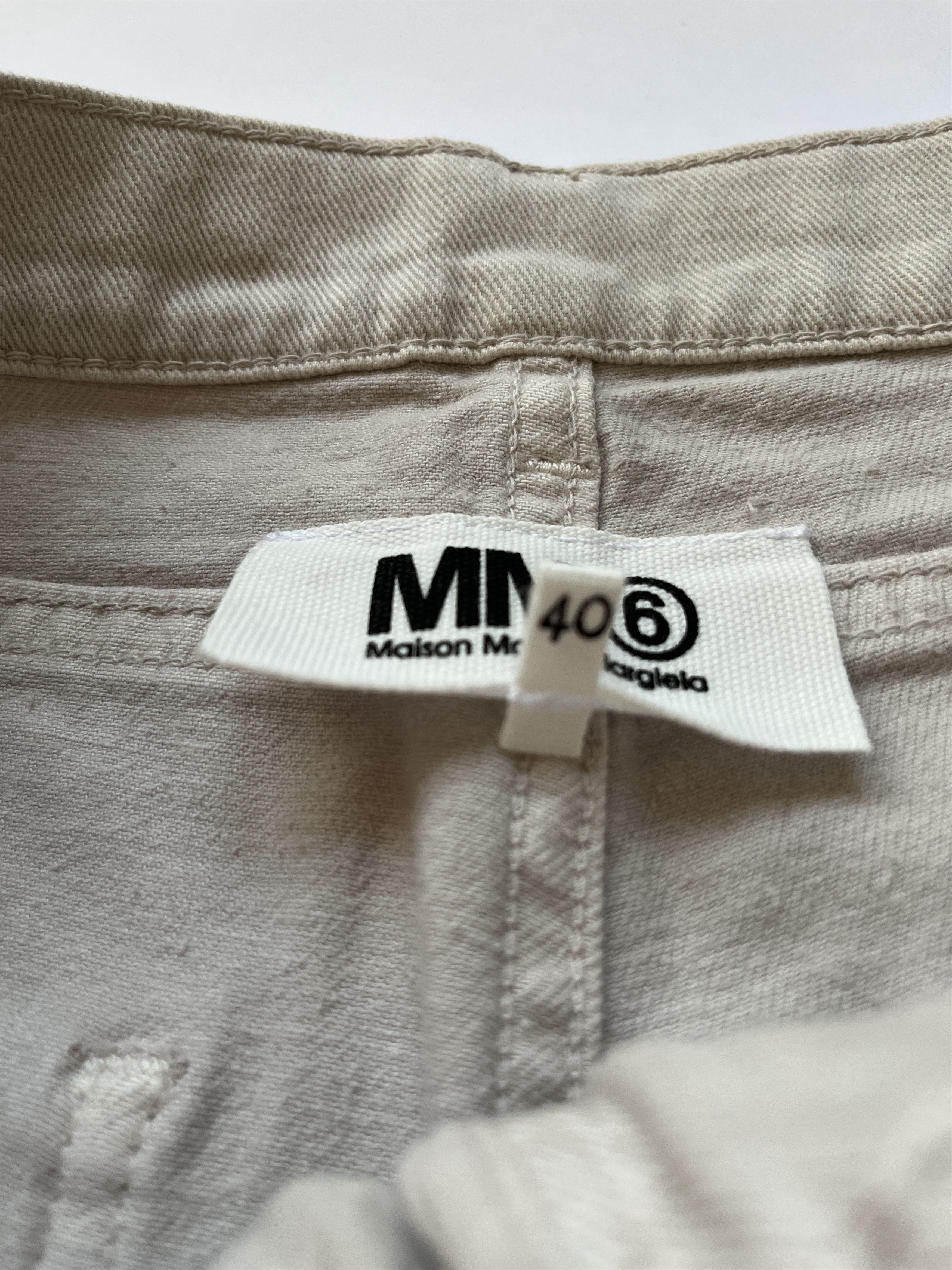 Maison Margiela ⚡️QUICK SALE⚡️2014 Maison Margiela MM6 Beige Jeans Denim Size 27" / US 4 / IT 40 - 4 Thumbnail