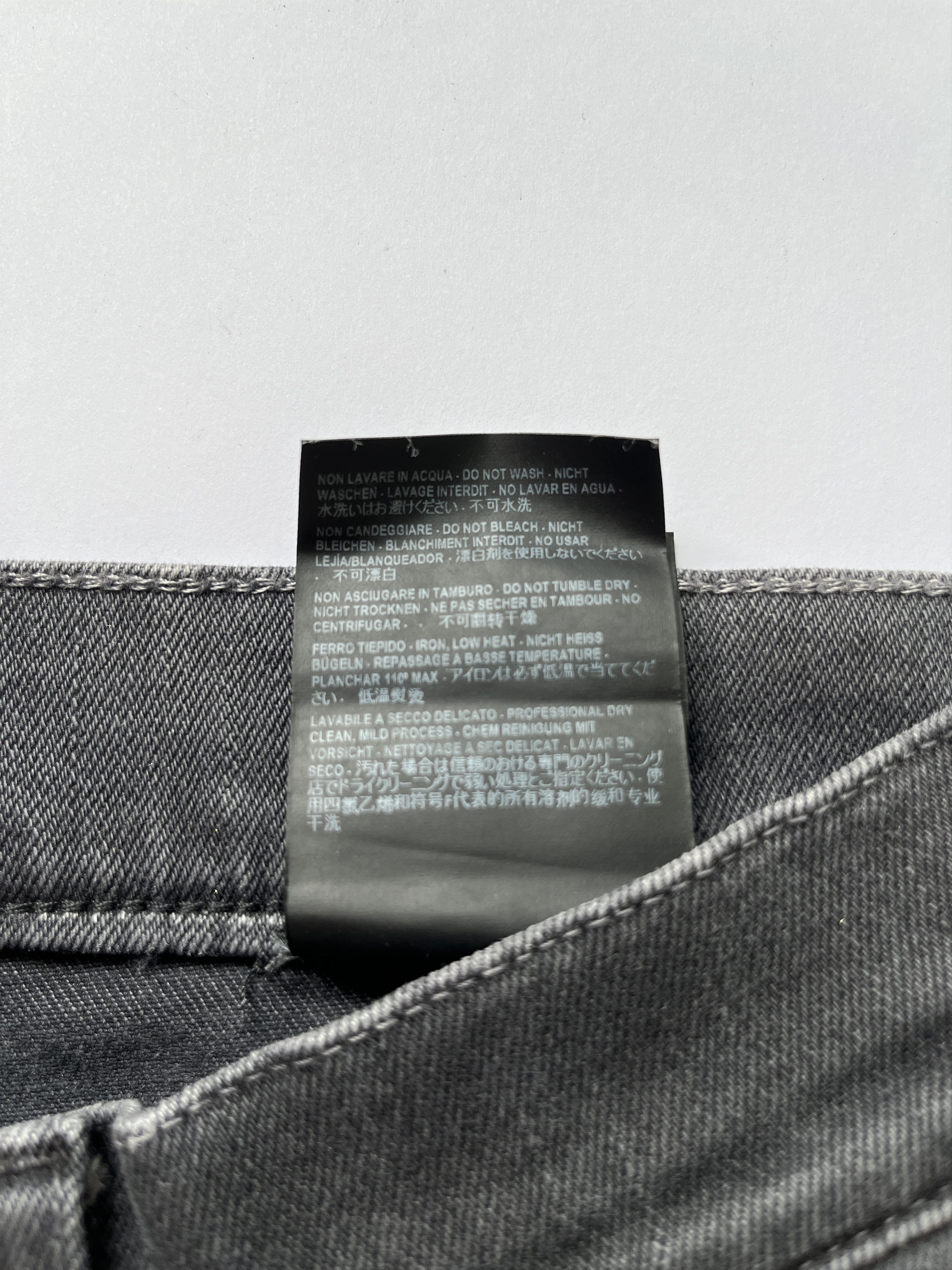 Balenciaga ⚡️QUICK SALE⚡️2018 Balenciaga by Demna Black Jeans Denim Size 26" / US 2 / IT 38 - 6 Thumbnail