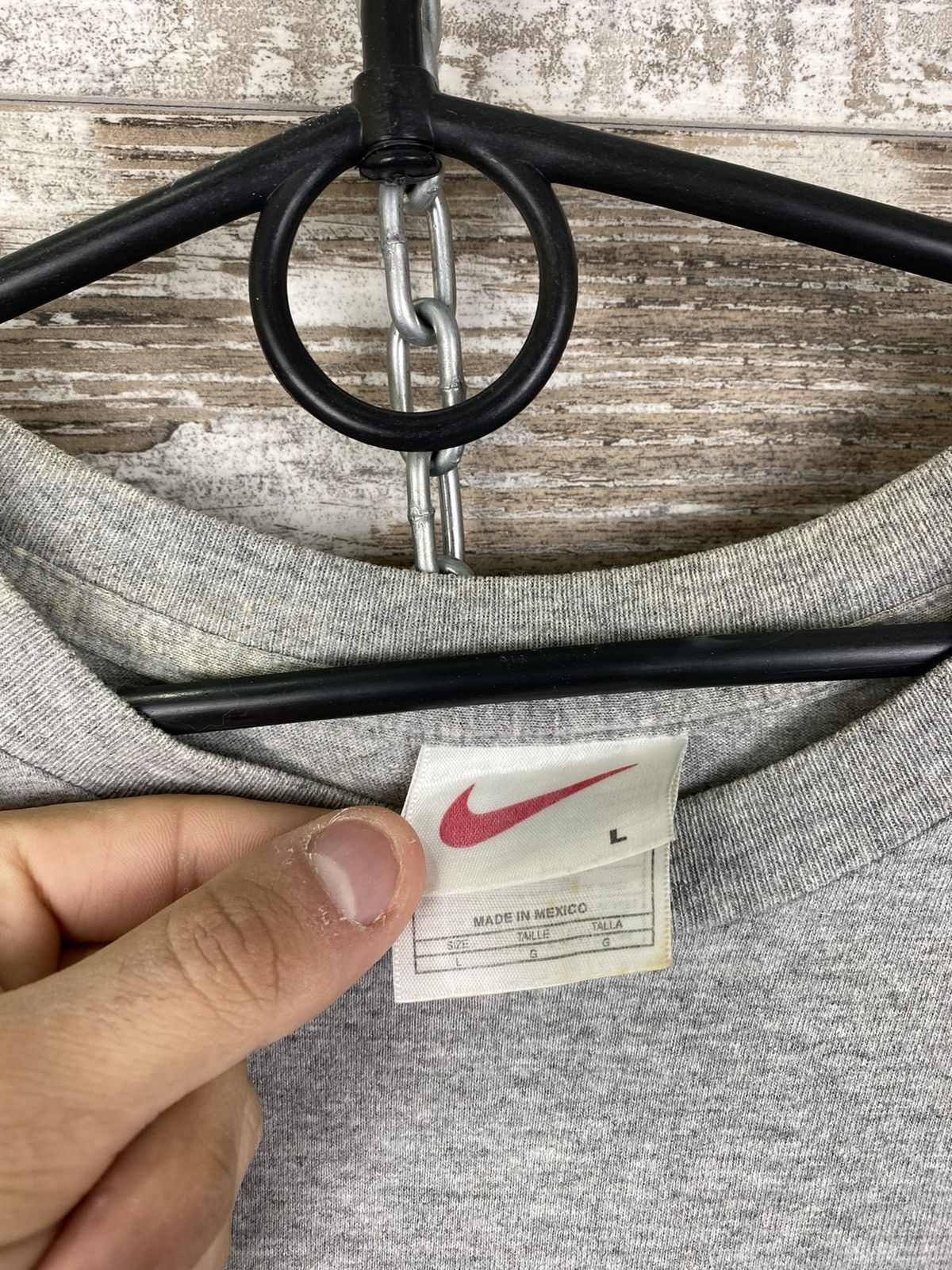 Nike Mens Vintage Nike California Swoosh T-shirt Y2k tee rare Size US L / EU 52-54 / 3 - 7 Thumbnail