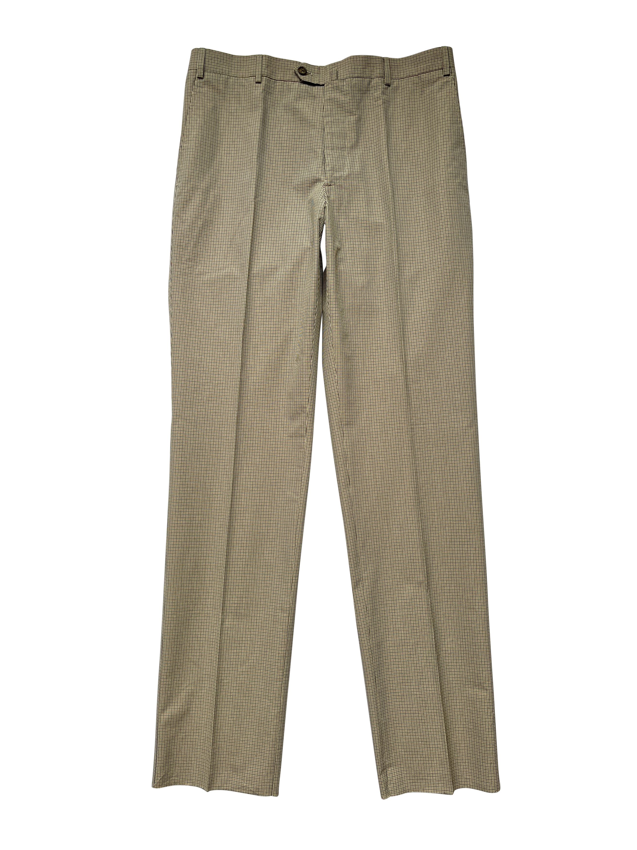 Balenciaga ⚡️QUICK SALE⚡️Sample Balenciaga Demna Beige Checked Pants Size US 34 / EU 50 - 1 Thumbnail