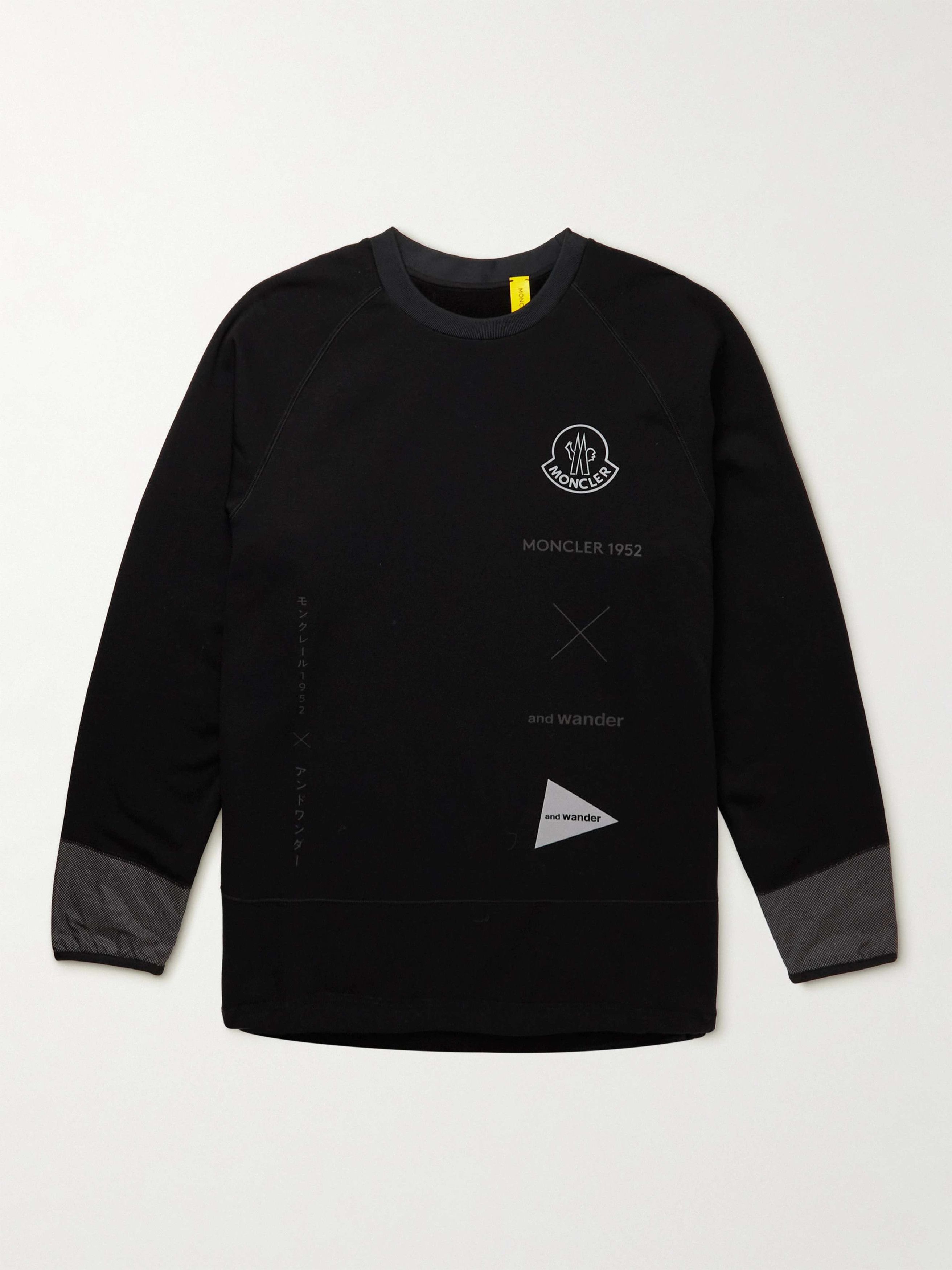 And Wander 2 Moncler 1952 x And Wander Reflective Logo Sweatshirt Size US XXL / EU 58 / 5 - 2 Thumbnail