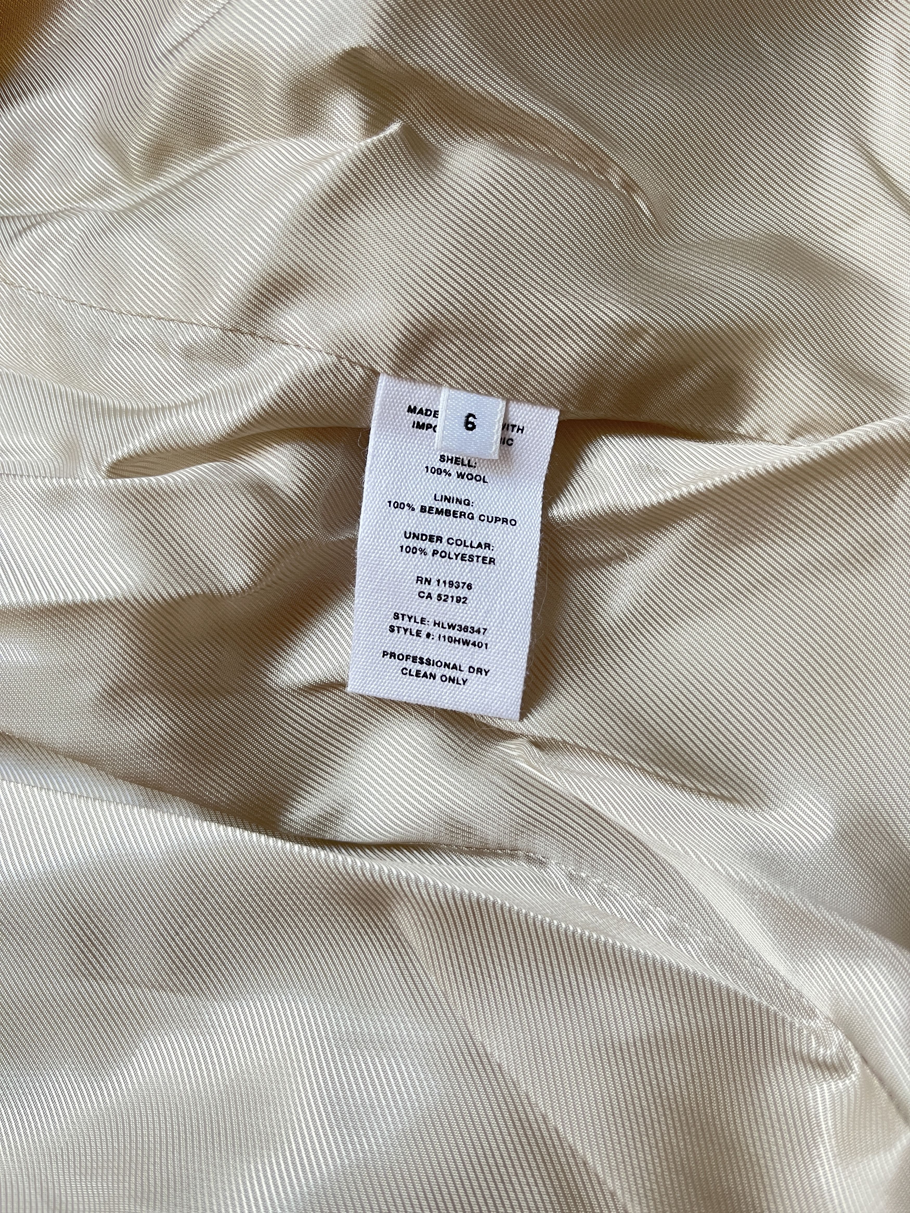 Helmut Lang ⚡️QUICK SALE⚡️Helmut Lang Light Beige Coat Size M / US 6-8 / IT 42-44 - 4 Thumbnail
